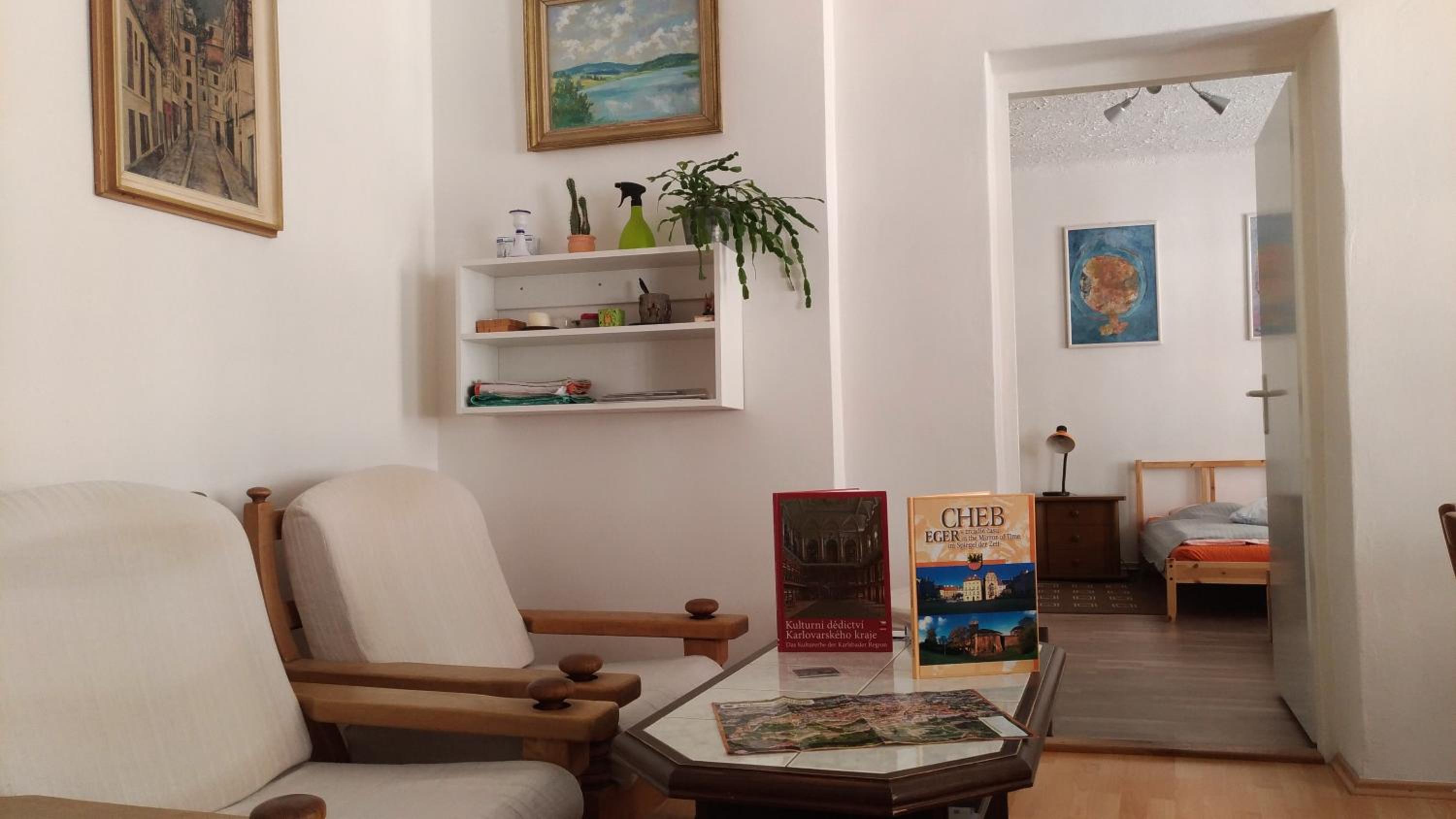 Skromný apartmán v centru Chebu