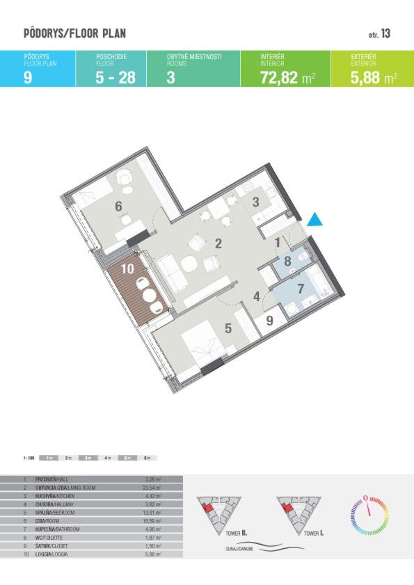 Panorama City - Spacious apartment near EUROVEA