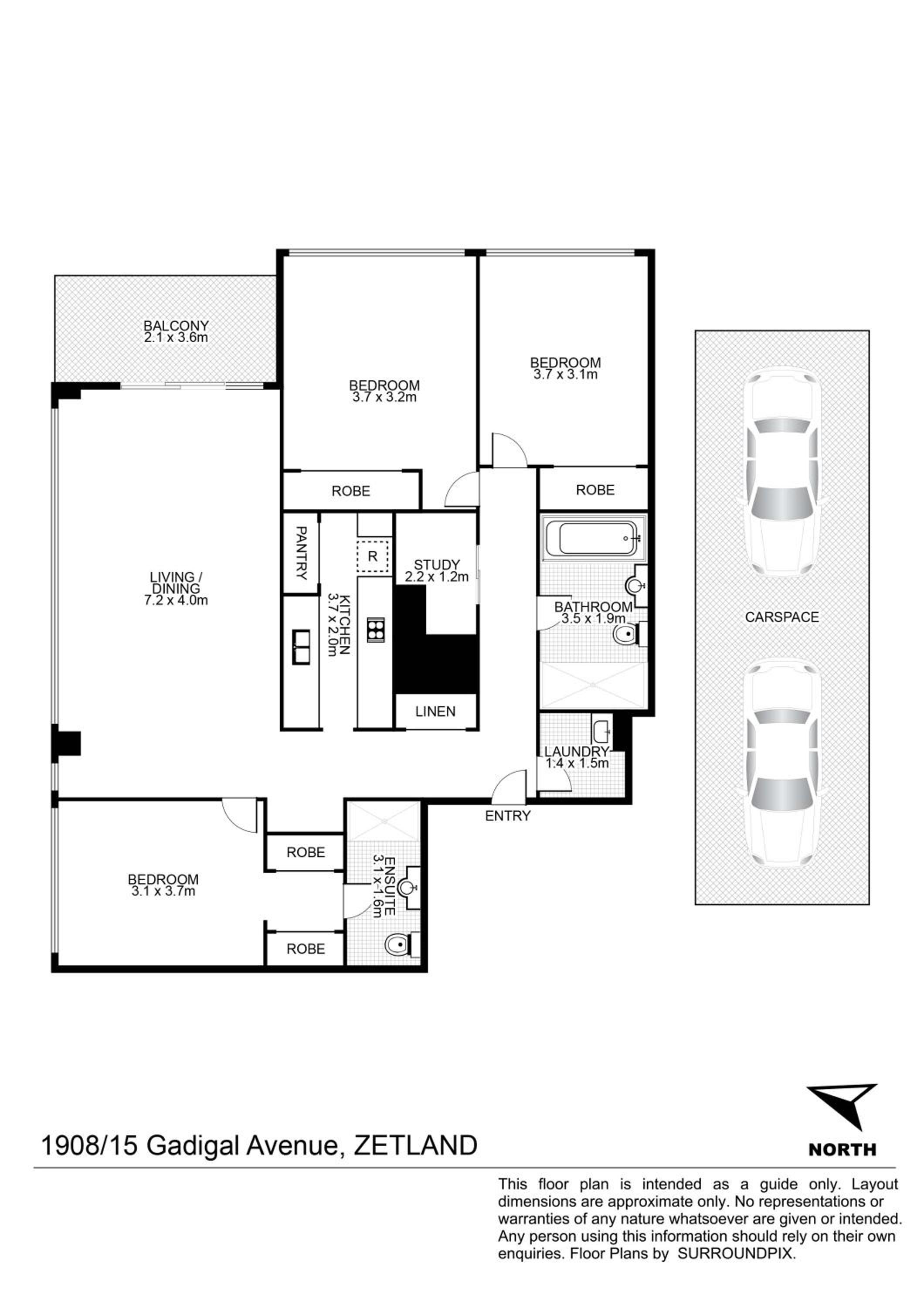 Gadigal Groove - Modern and Bright 3BR Executive Apartment in Zetland with Views