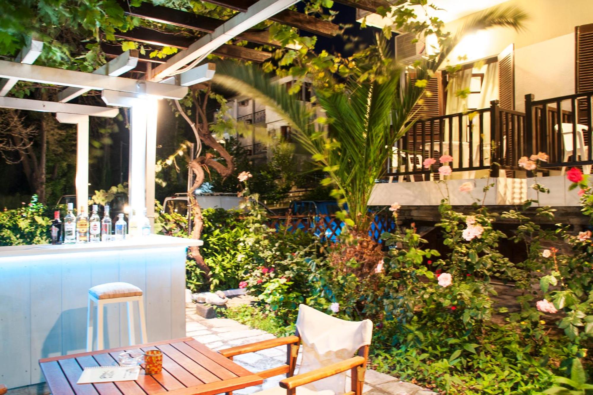 outdoor BBQ area