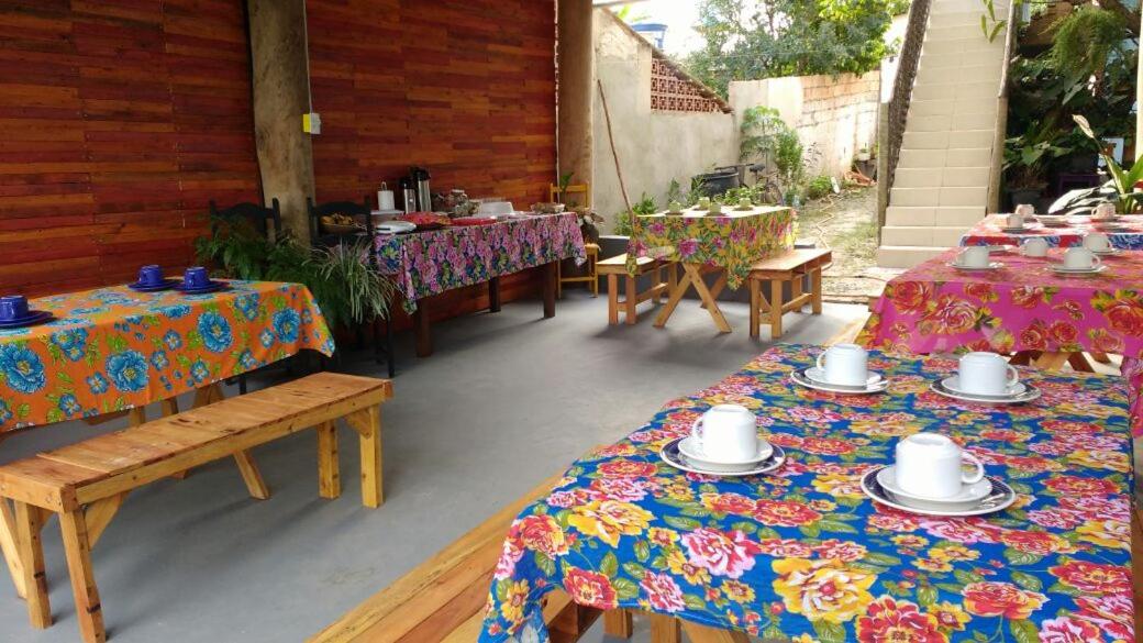 outdoor BBQ area