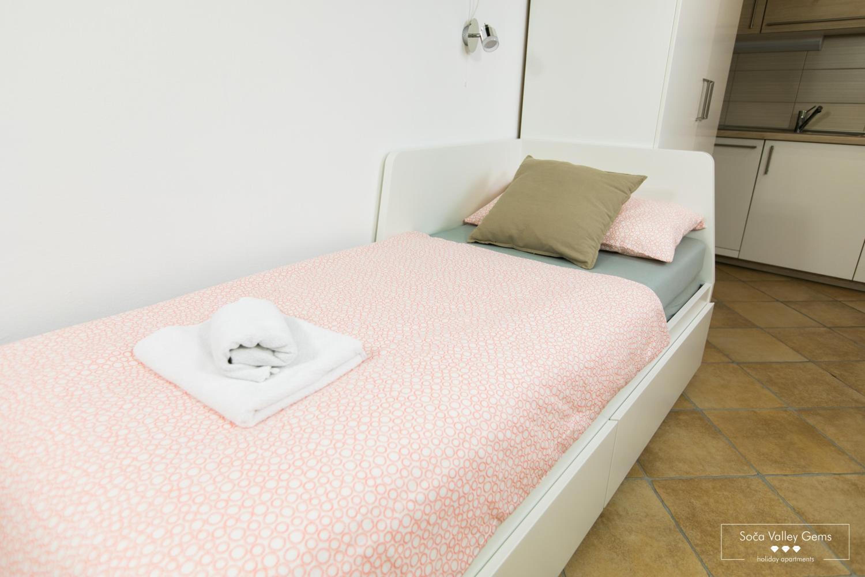 Amber Studio Apartment Alpine Retreat Soča Valley view 3