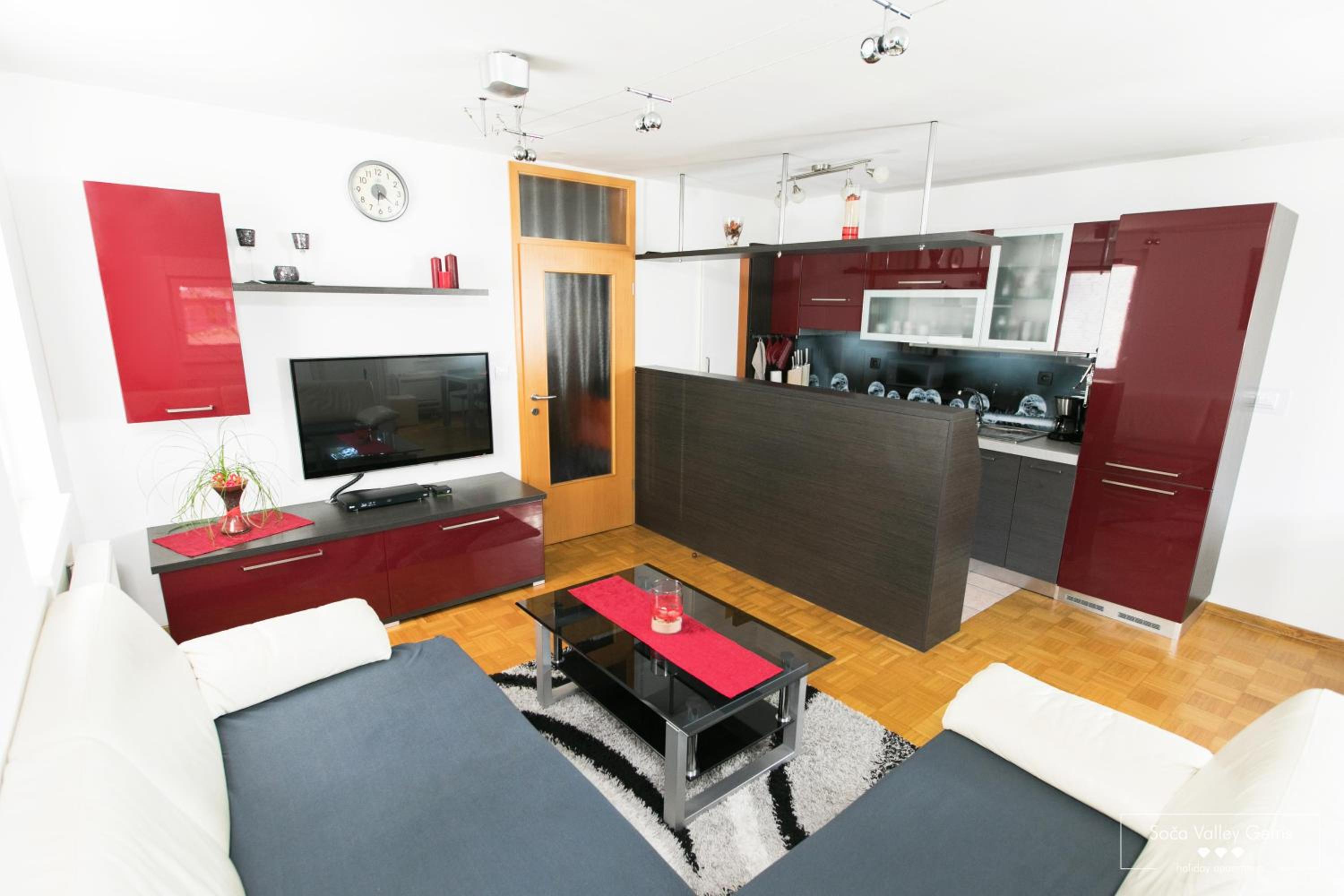 RUBY Apartment Kobarid Private Sauna Retreat view 3