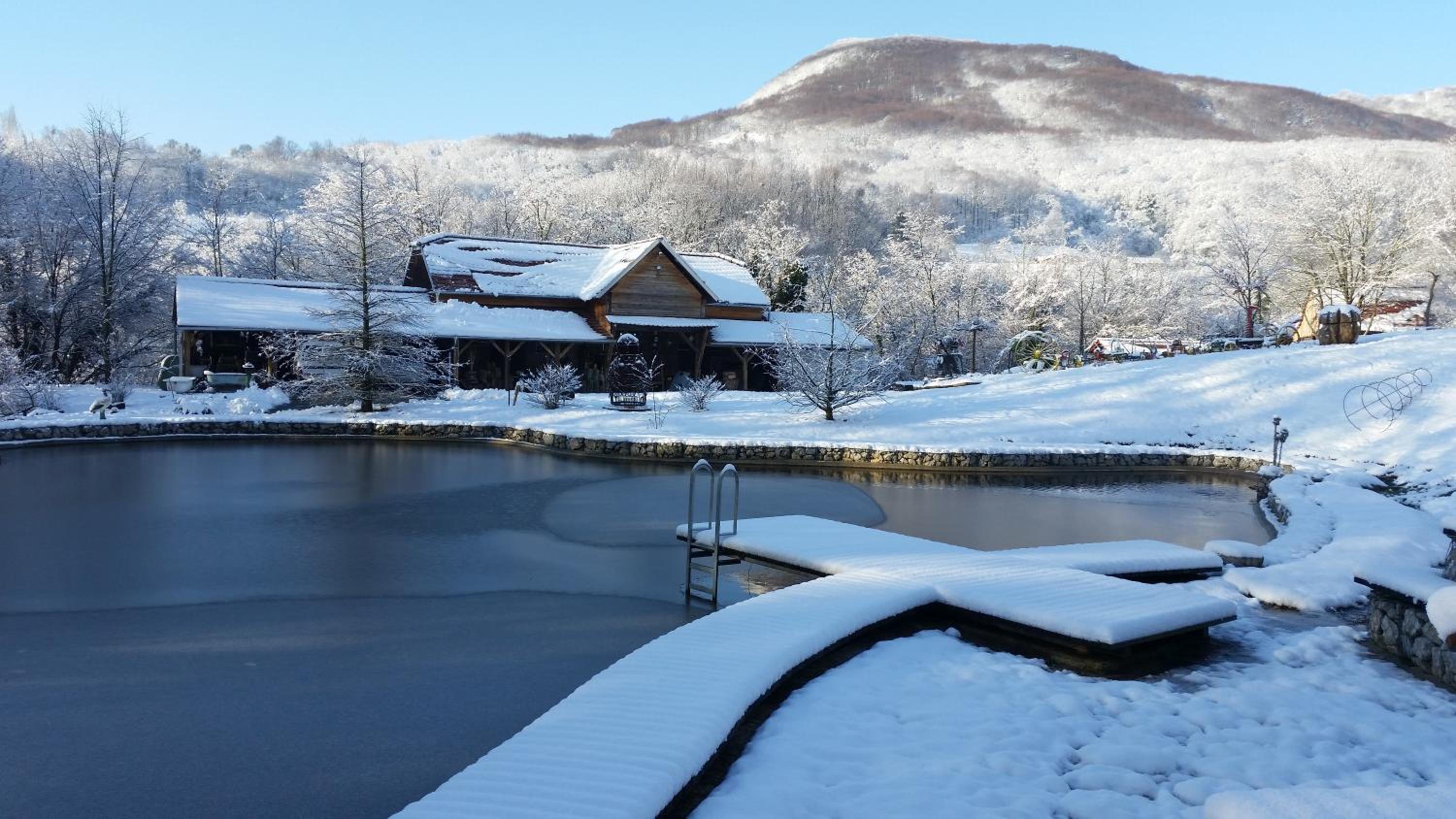 Country house with a pool in Medvednica Nature Park