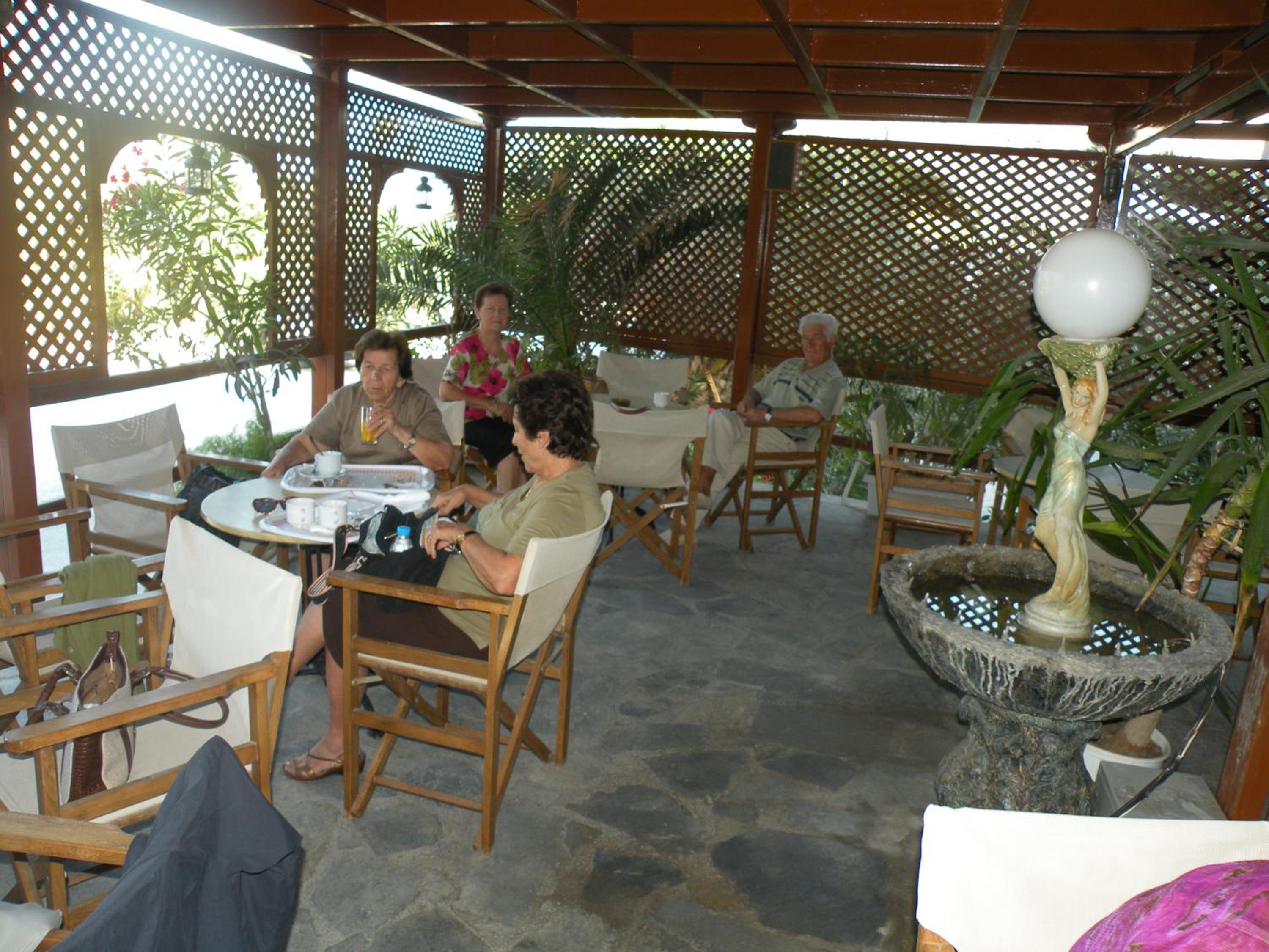 outdoor BBQ area