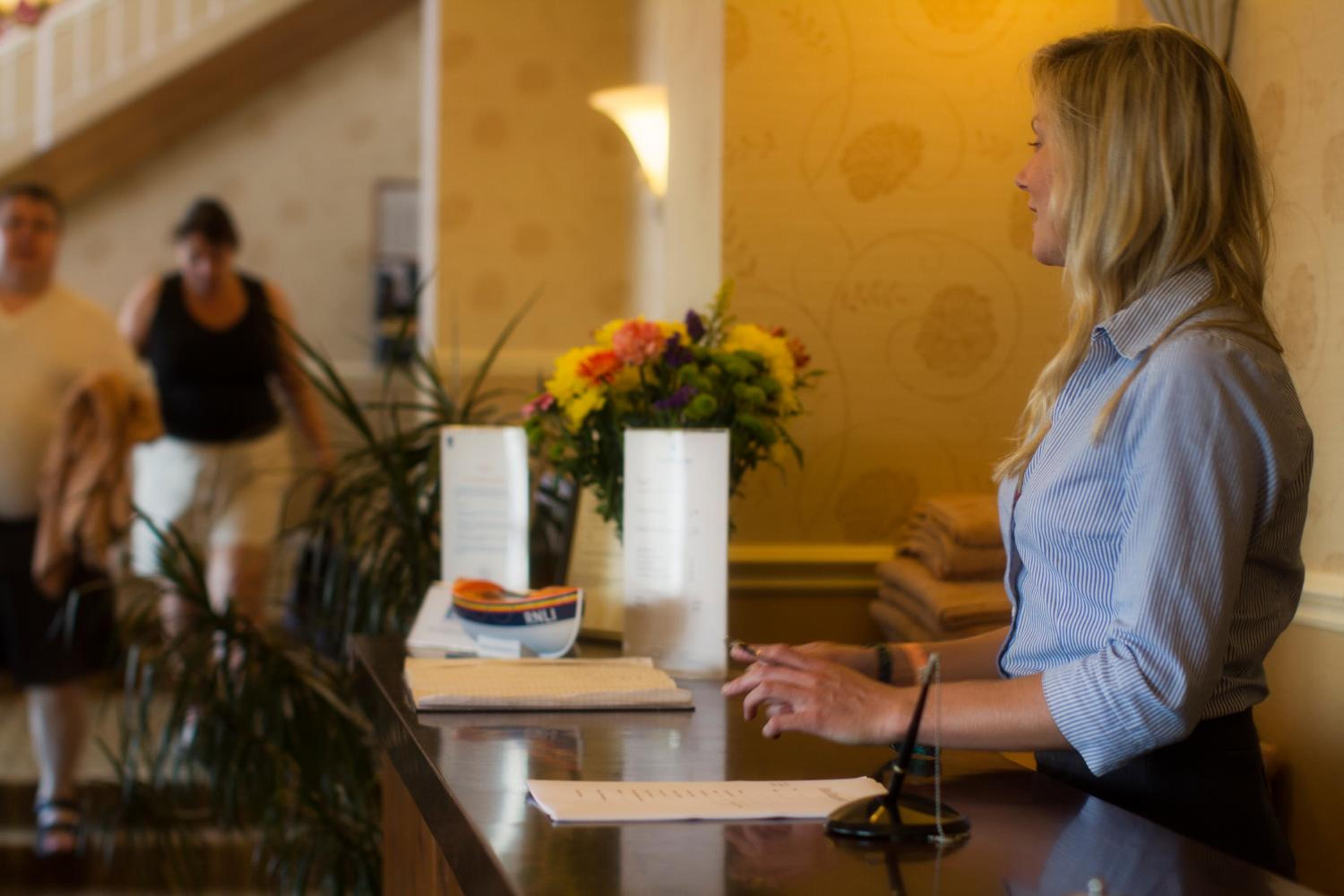 hotel reception
