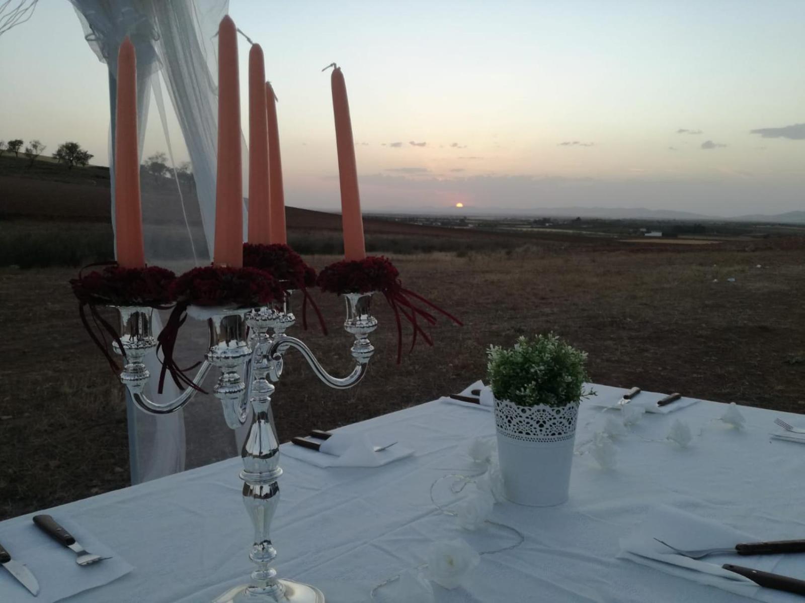 outdoor BBQ area