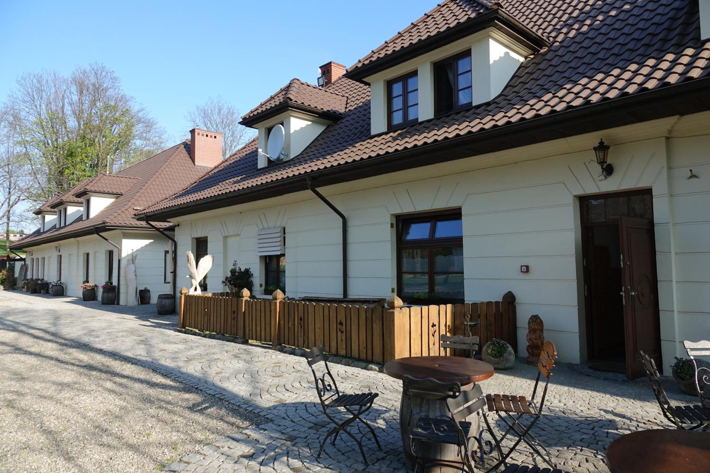 outdoor BBQ area