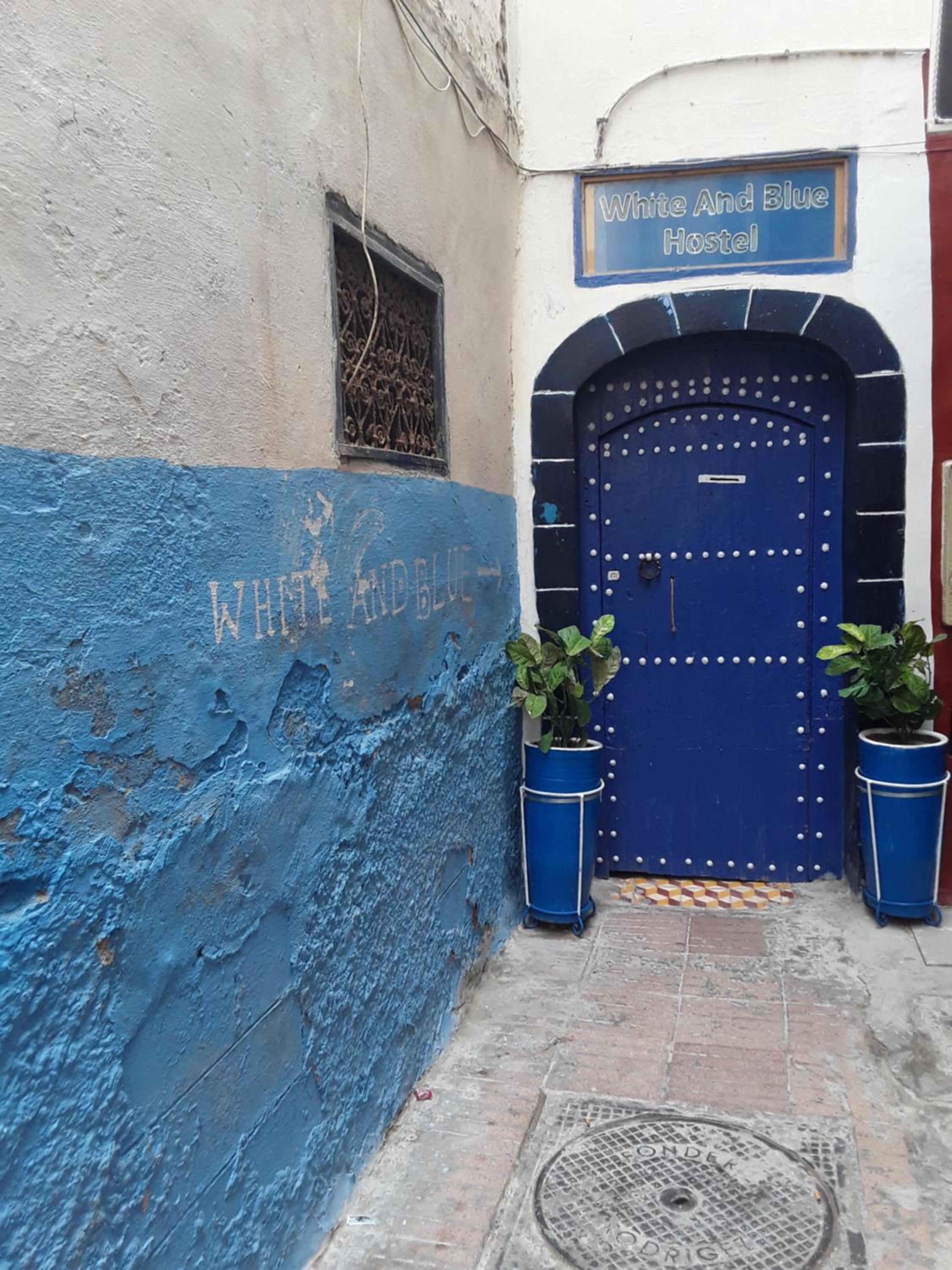 White And Blue