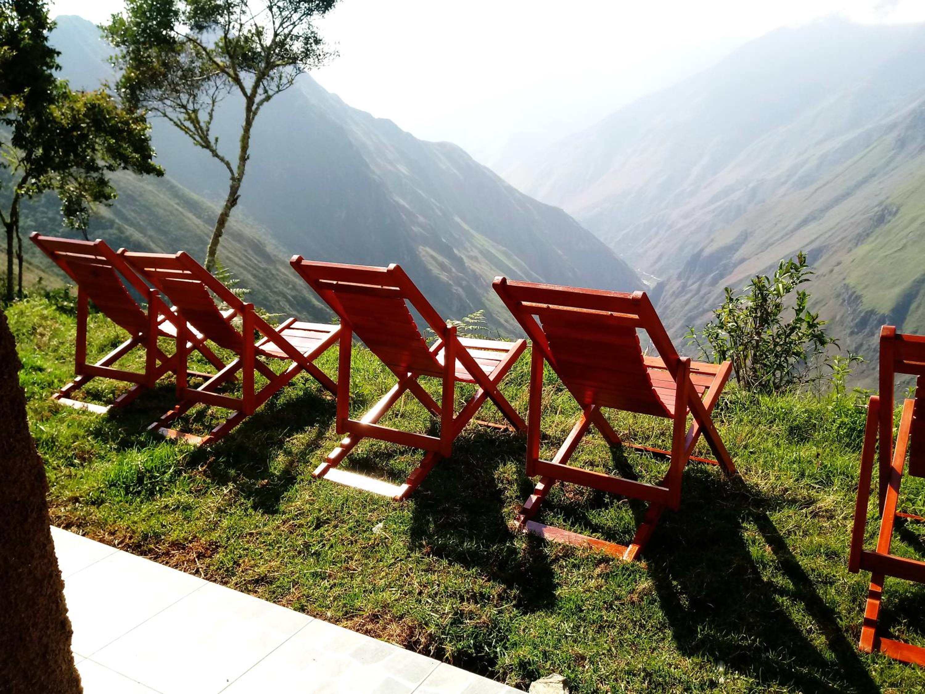 Llactapata Lodge overlooking Machu Picchu - camping - restaurant
