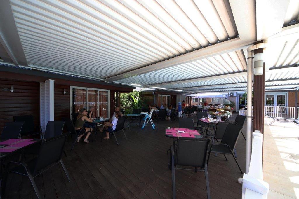 outdoor BBQ area