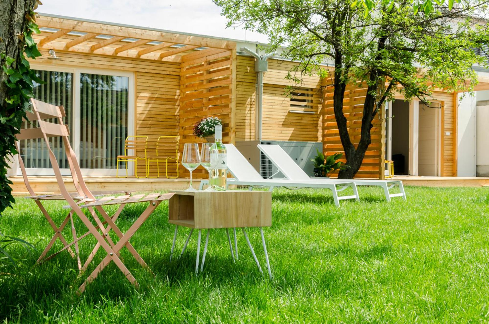 outdoor BBQ area