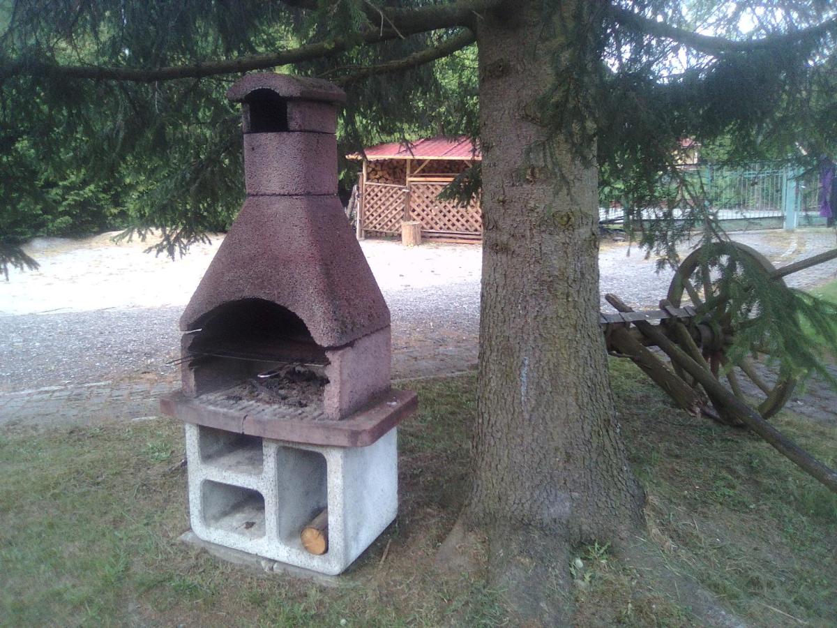 outdoor BBQ area