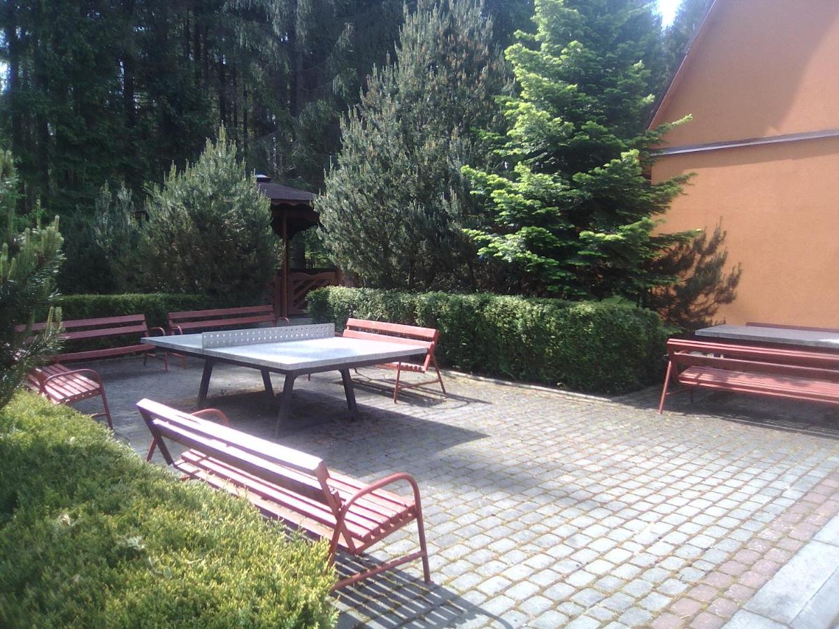 outdoor BBQ area