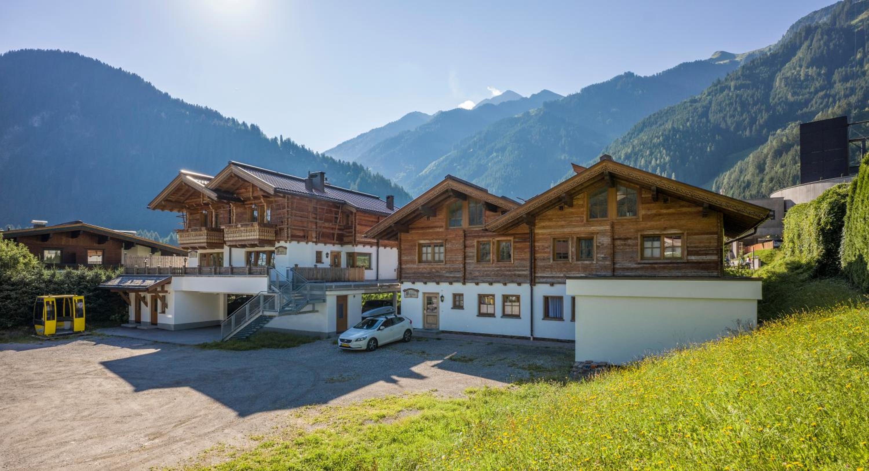 Alpenchalet Brücke