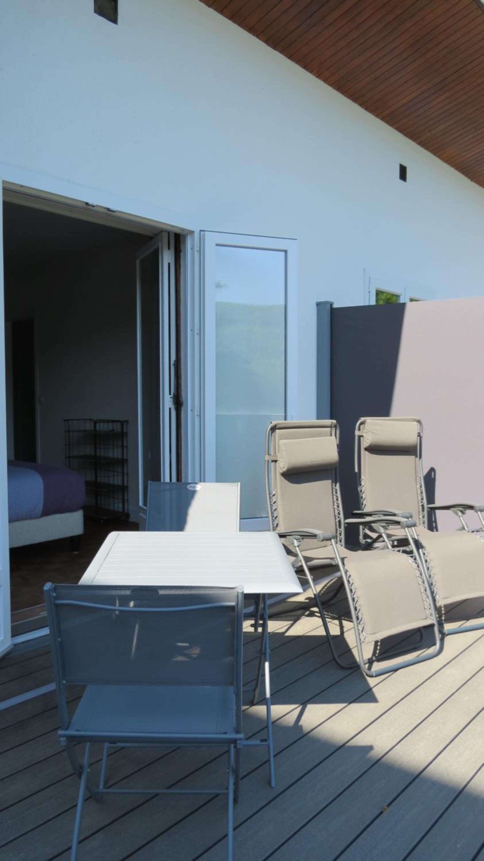 outdoor BBQ area