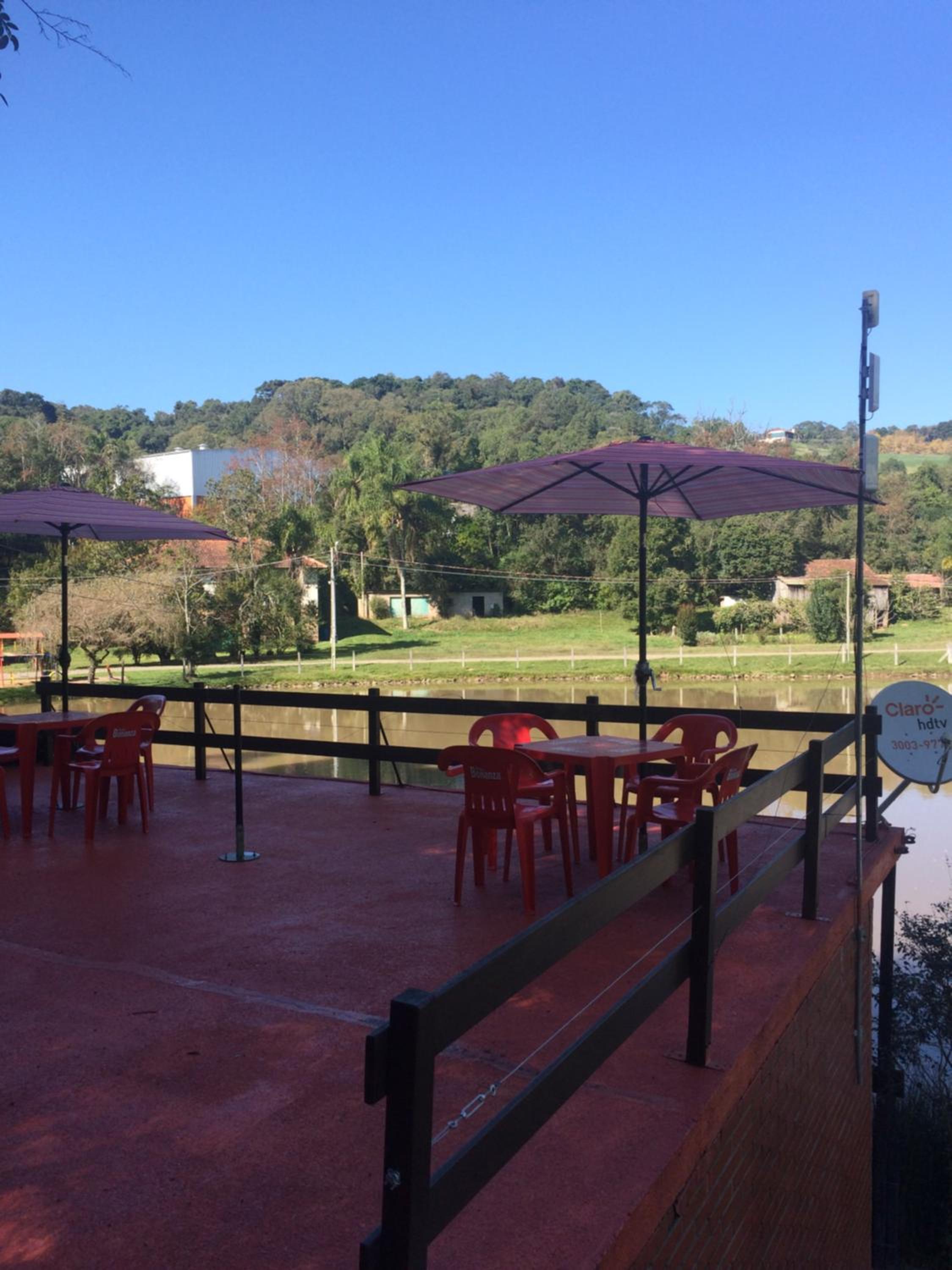 outdoor BBQ area