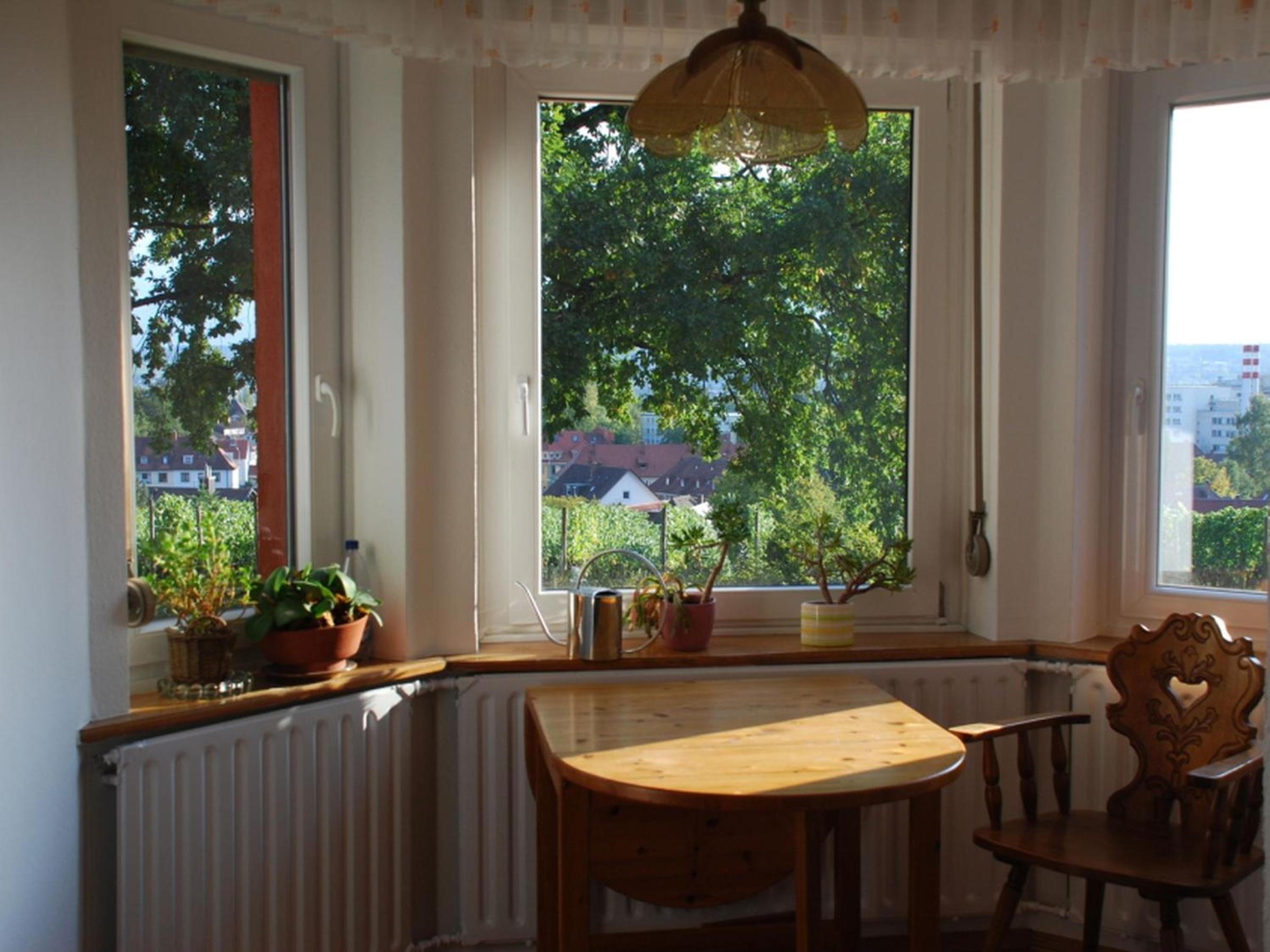 Rotes Haus über den Weinbergen view 3