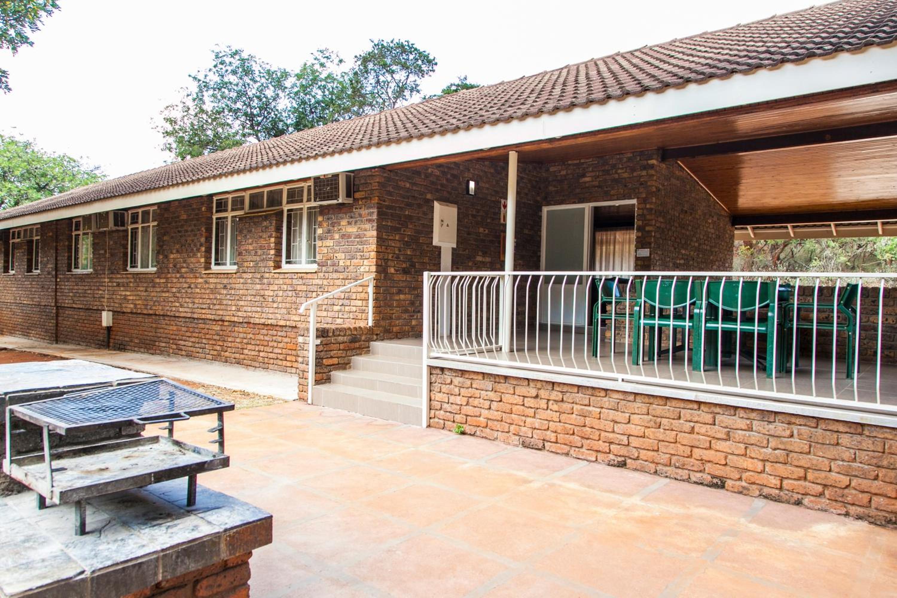 outdoor BBQ area