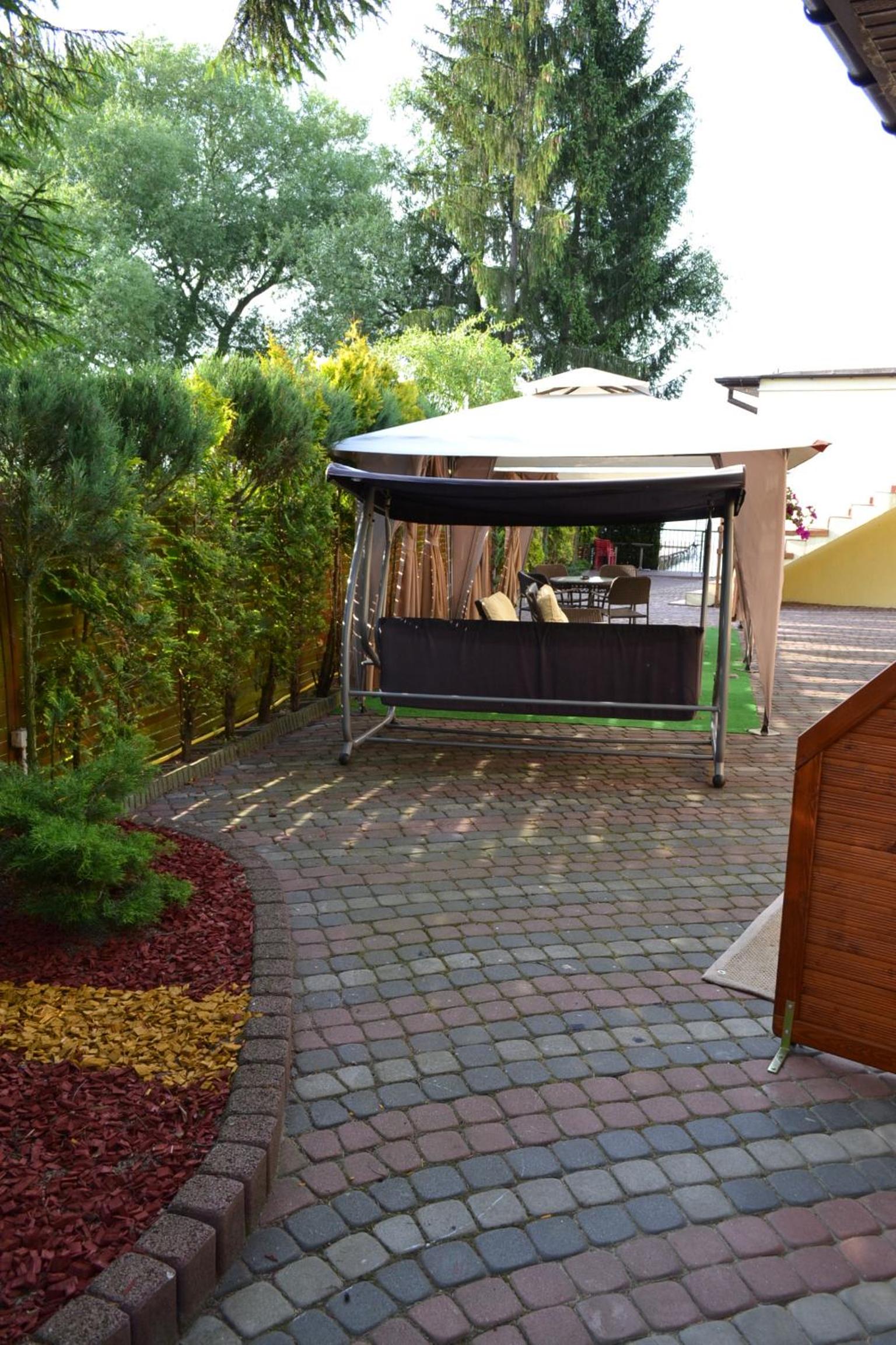 outdoor BBQ area