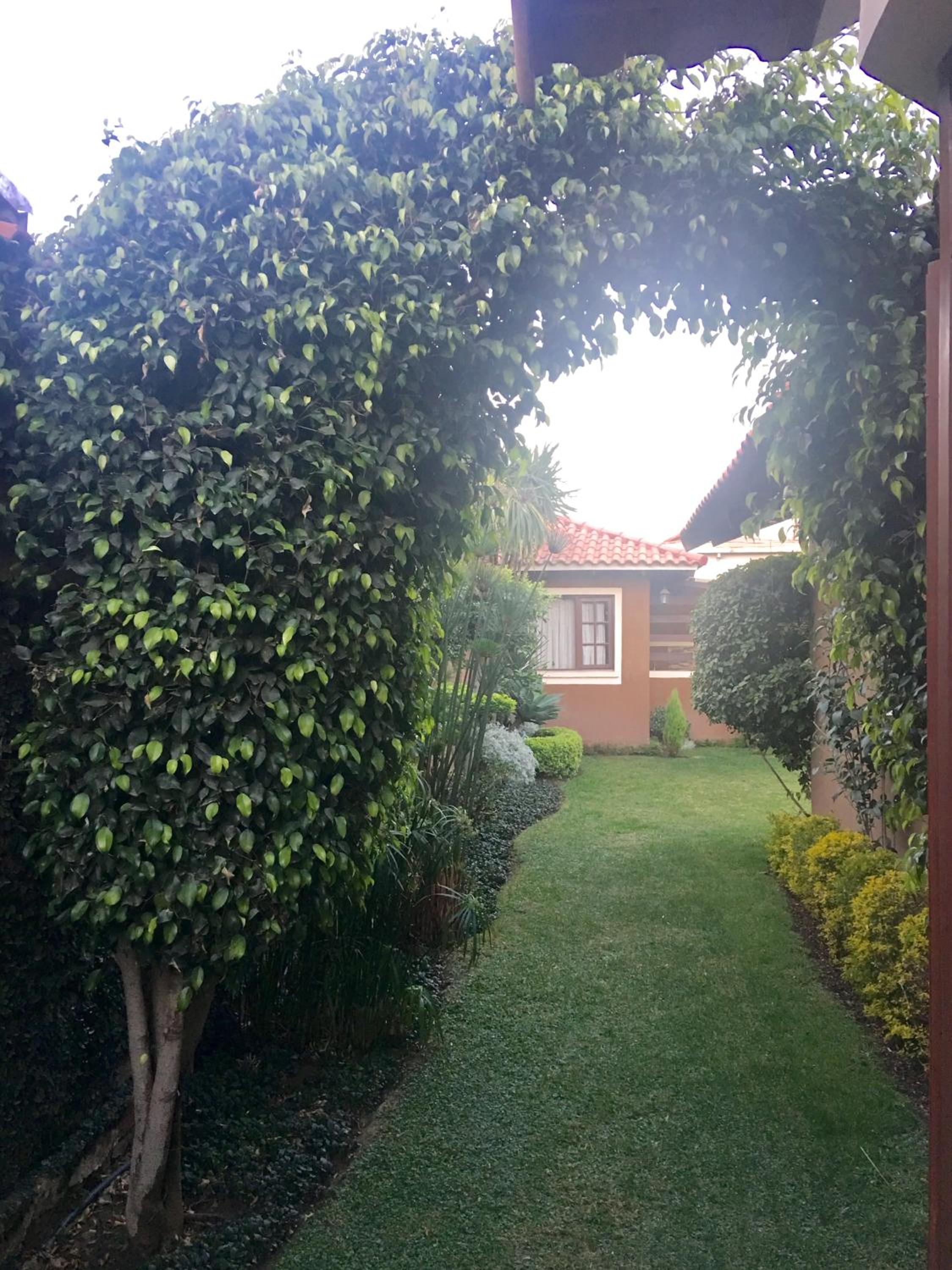 Apartamento con jardin