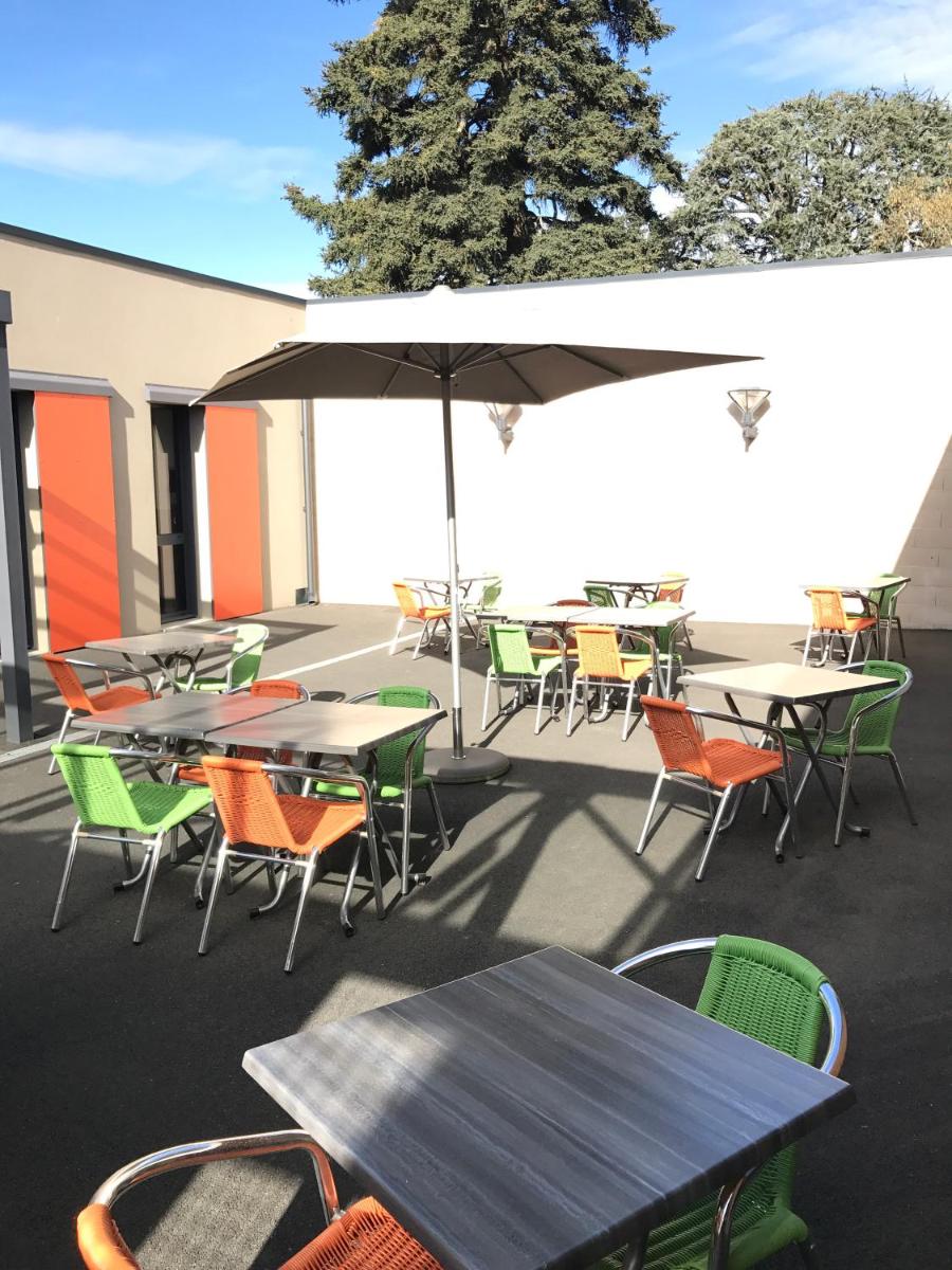 outdoor BBQ area