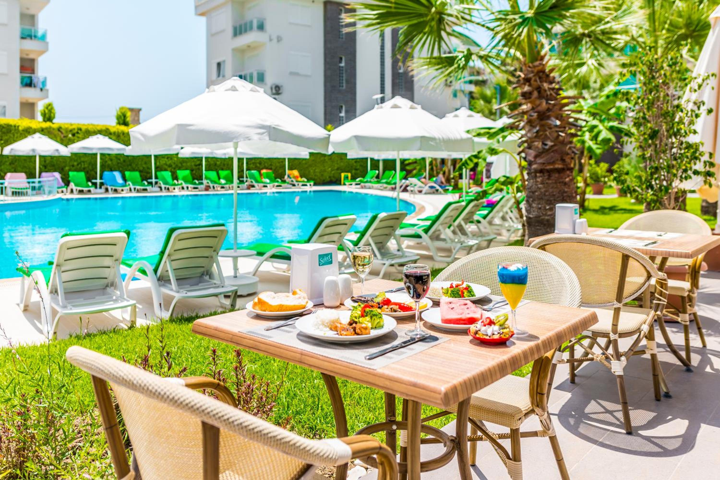 outdoor BBQ area