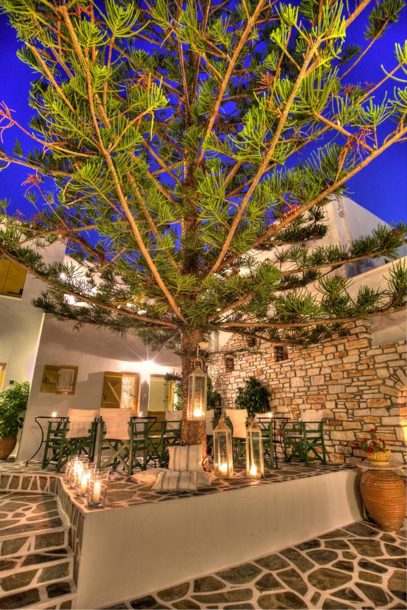 outdoor BBQ area