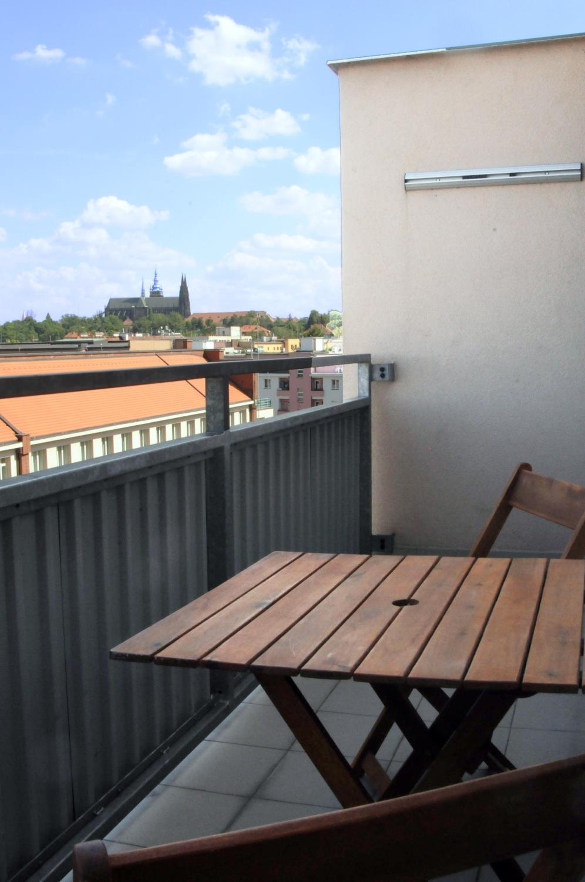 Panorama Prague Castle with Terrace