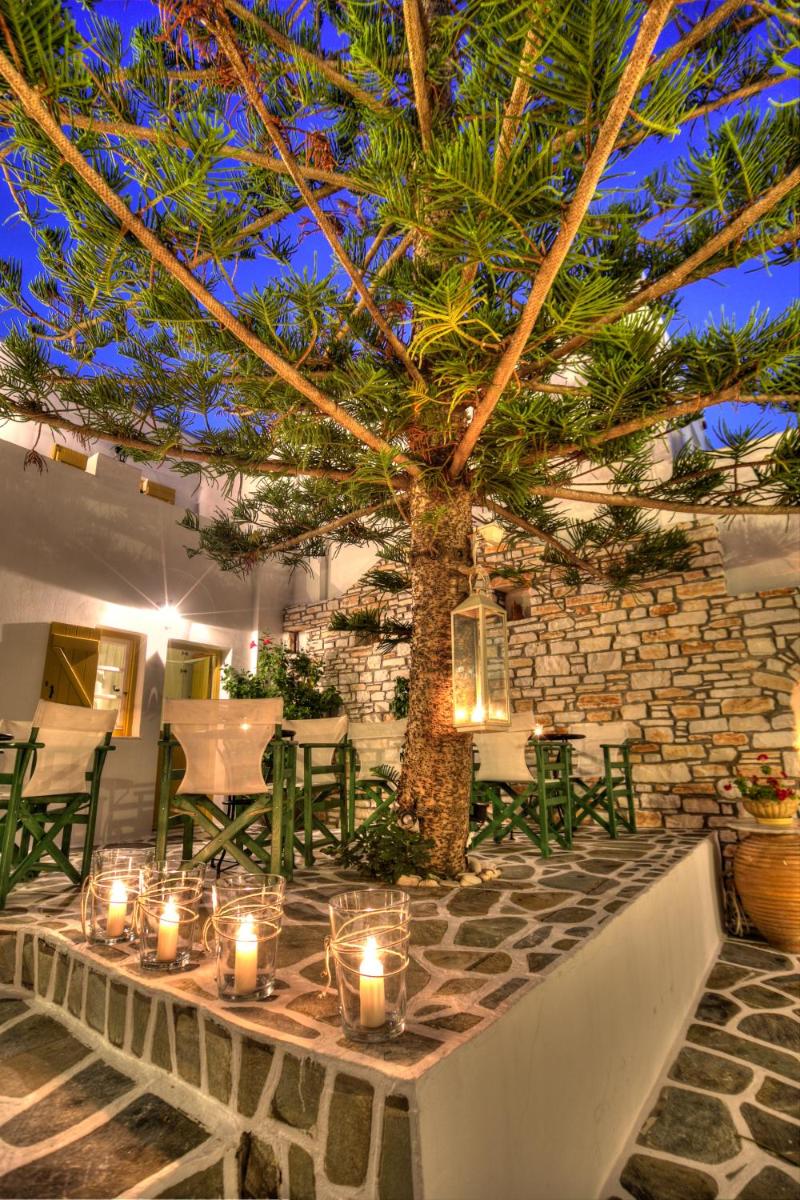 outdoor BBQ area
