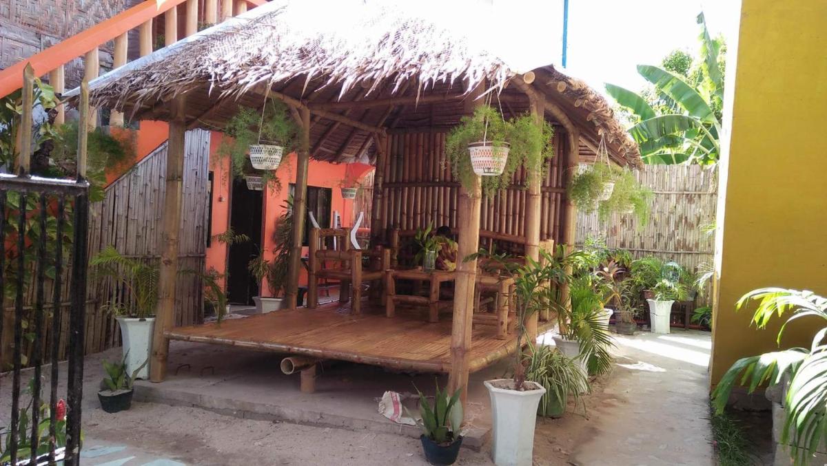 outdoor BBQ area
