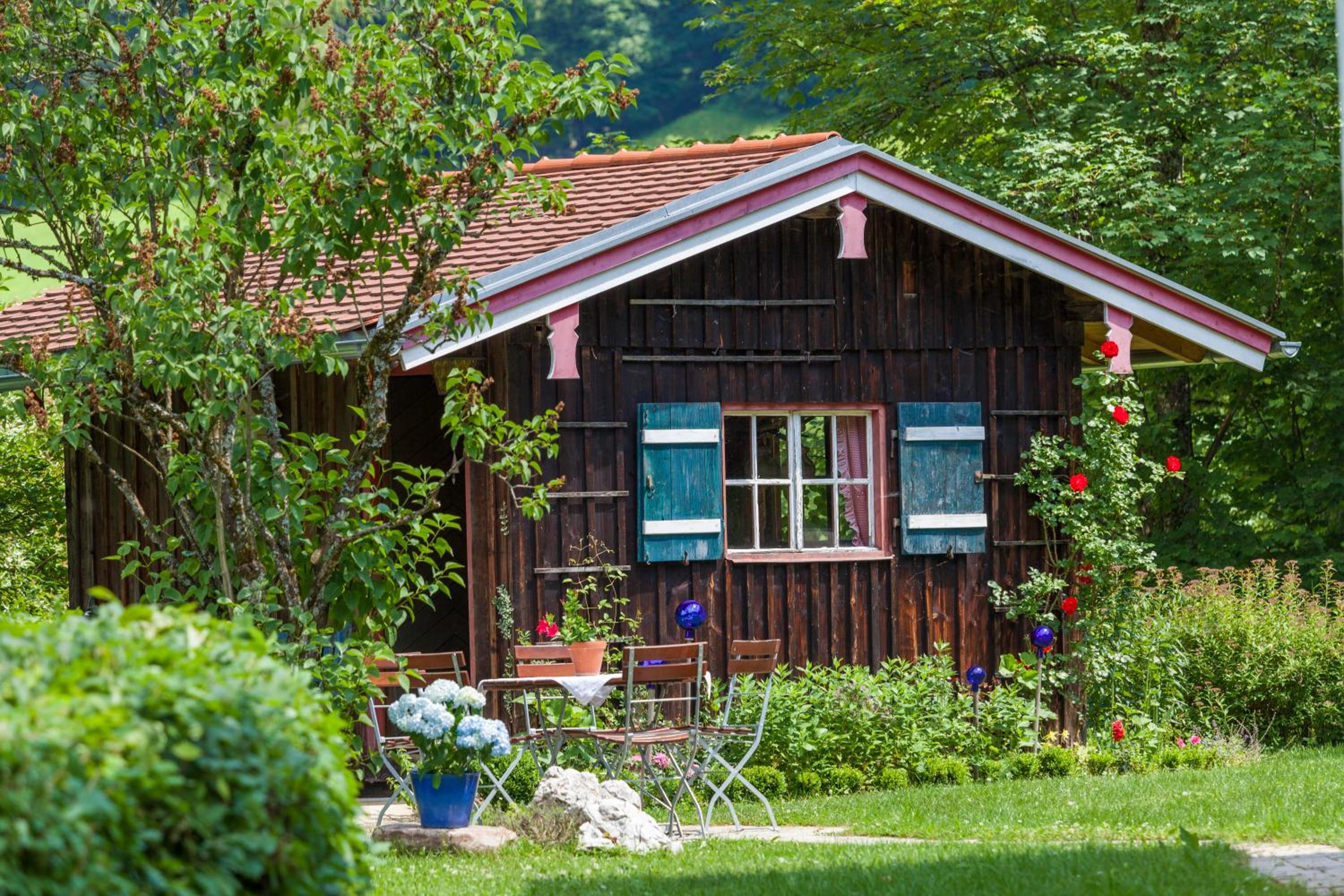 Pension Waldklause, Doppelzimmer mit Balkon, Dusche, WC