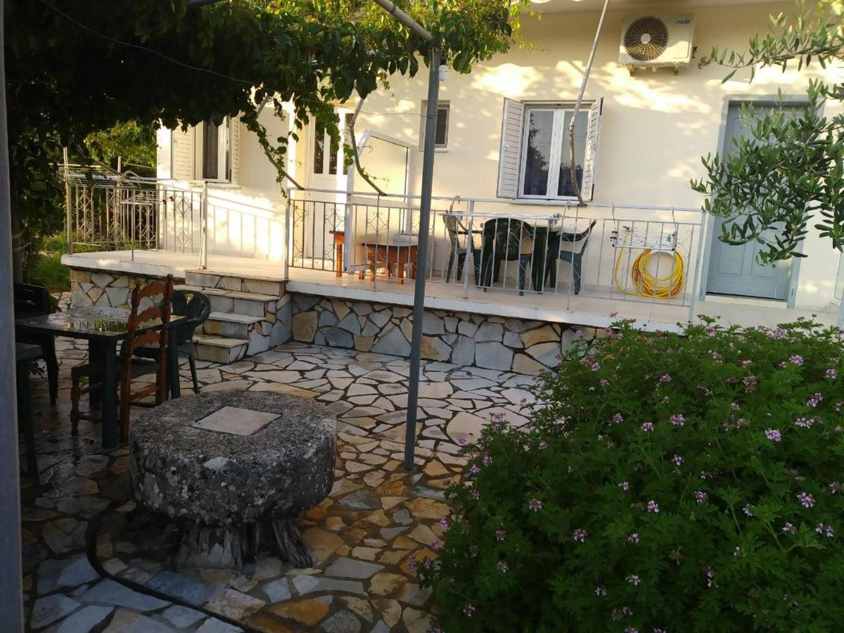 outdoor BBQ area
