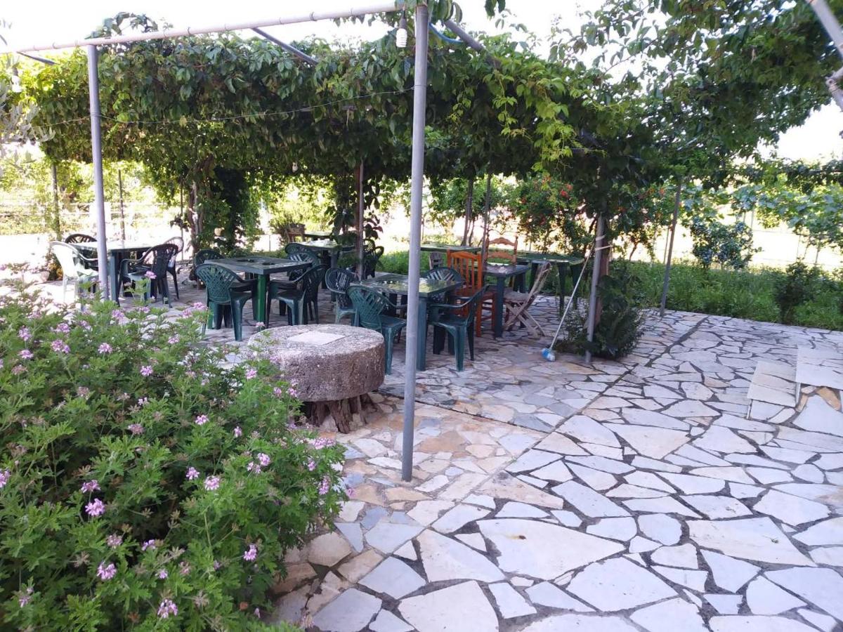 outdoor BBQ area