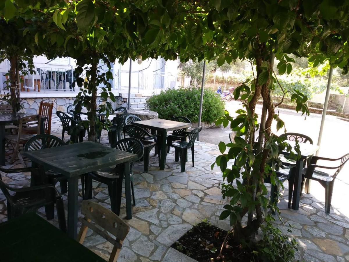 outdoor BBQ area