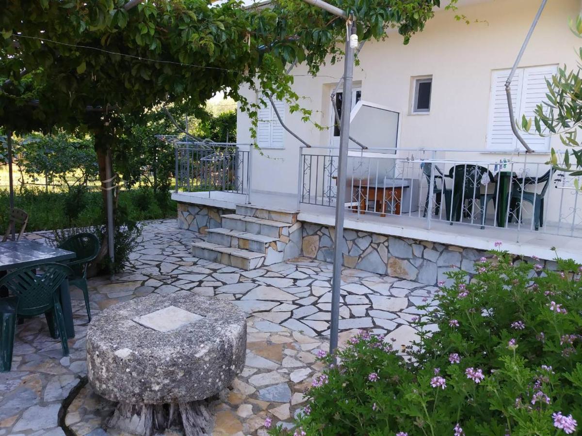 outdoor BBQ area