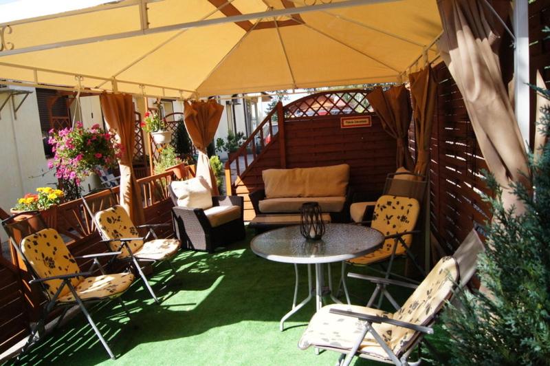 outdoor BBQ area