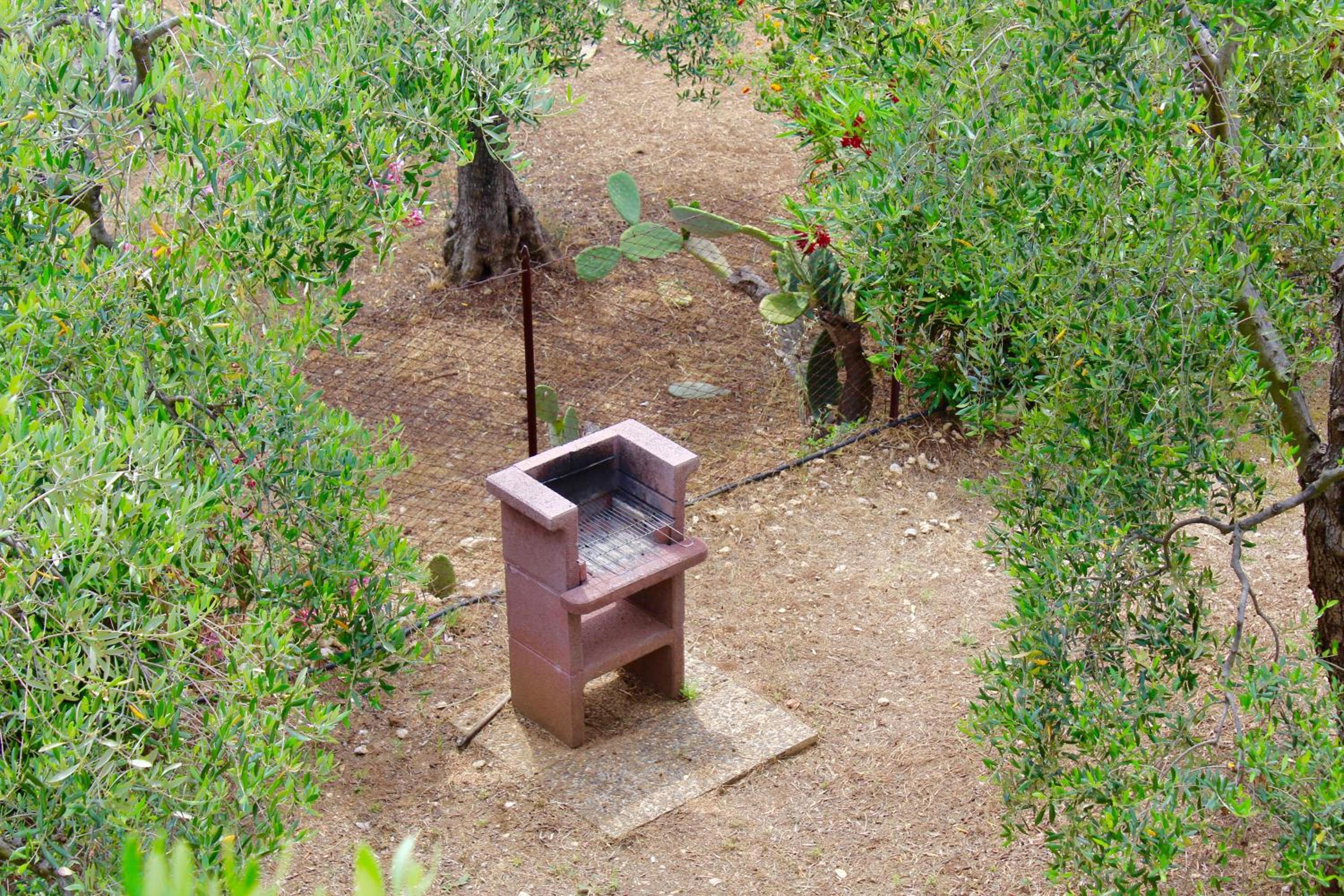 outdoor BBQ area