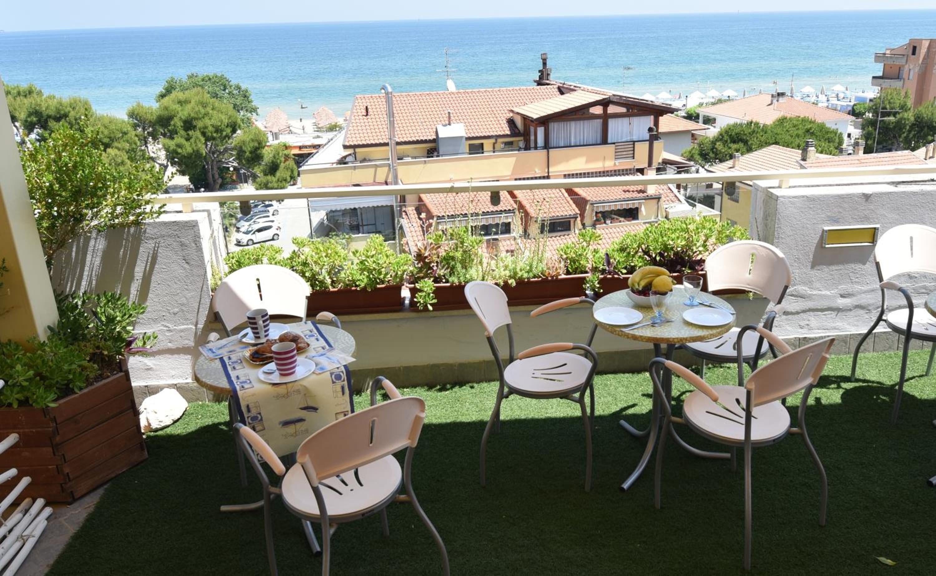 outdoor BBQ area