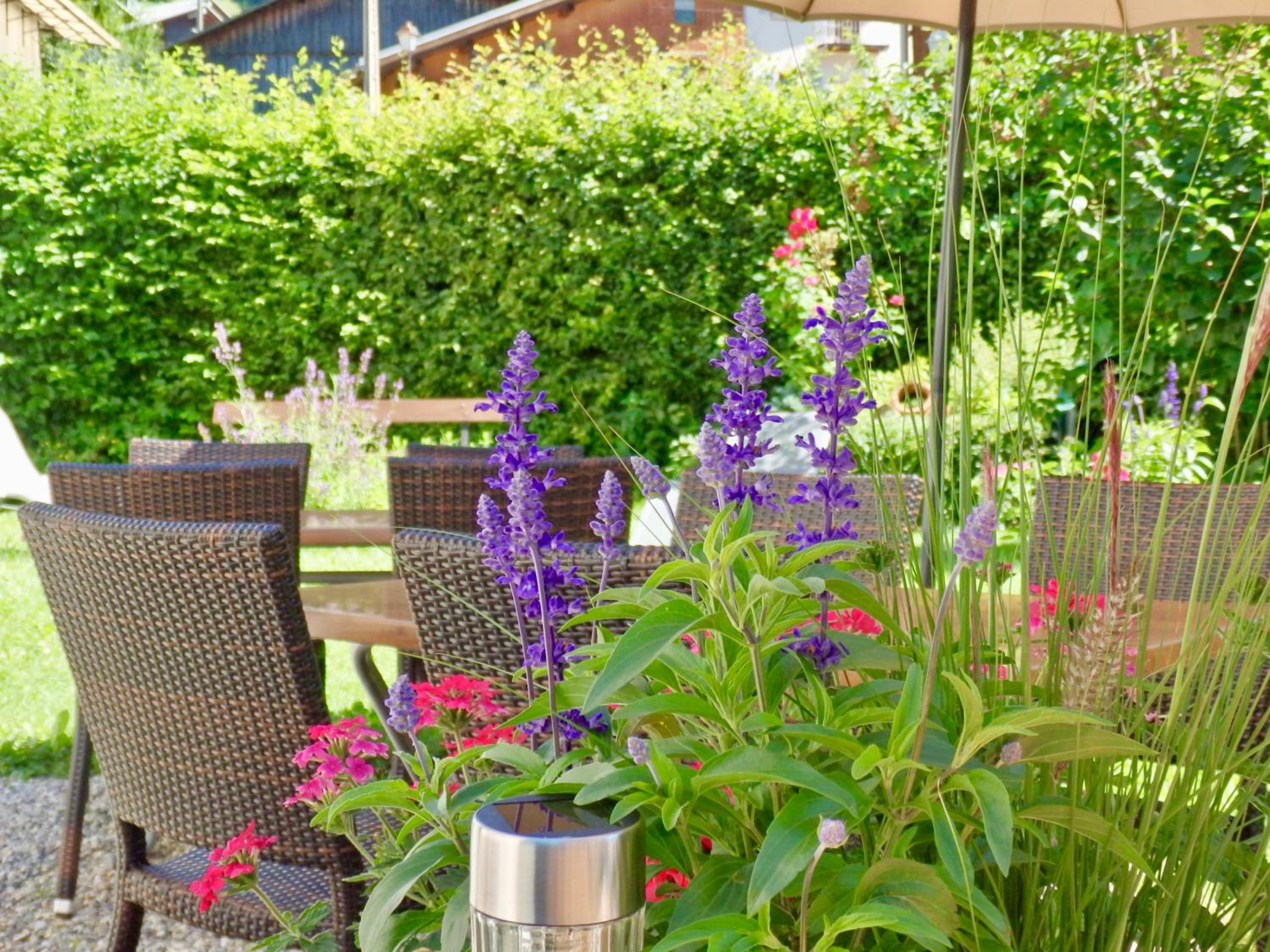 outdoor BBQ area