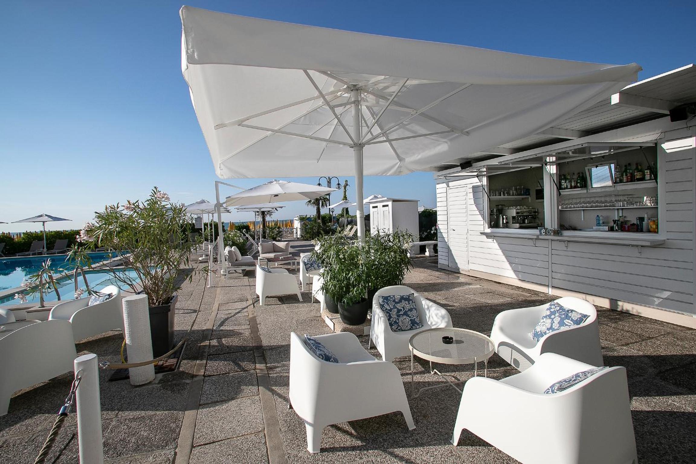 outdoor BBQ area