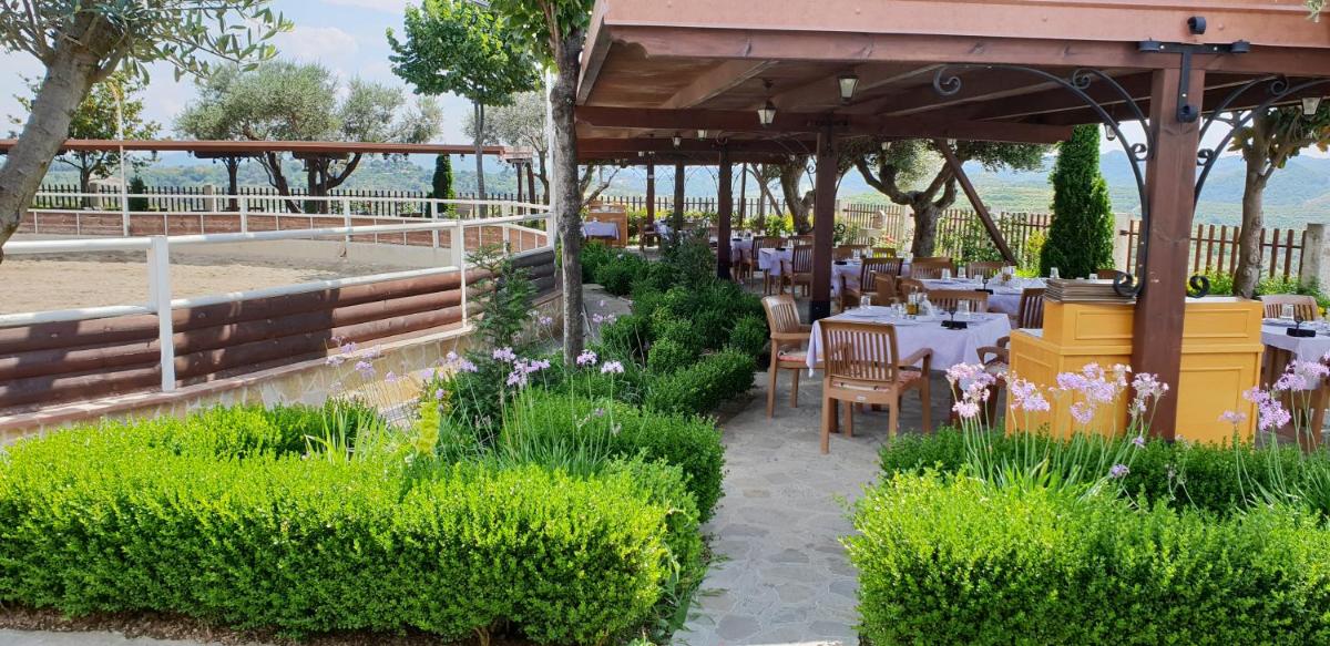 outdoor BBQ area