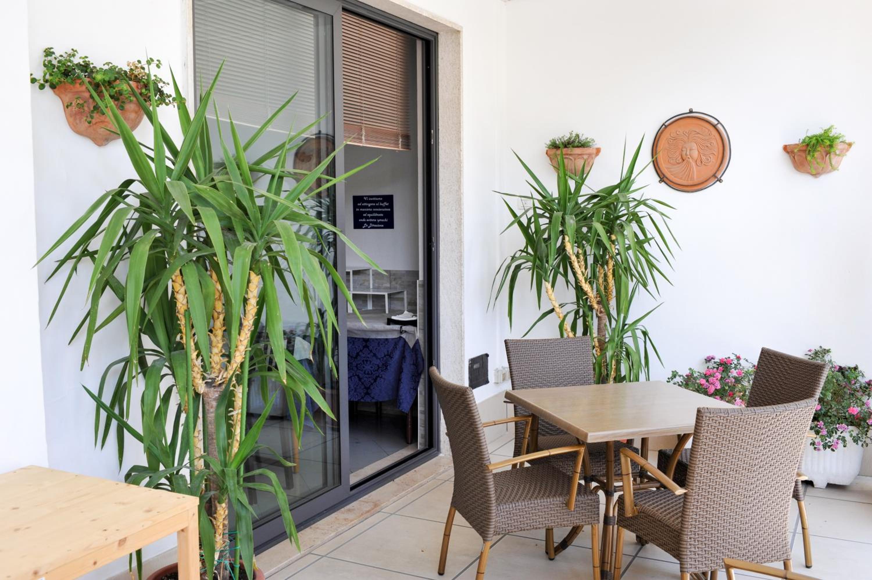 outdoor BBQ area