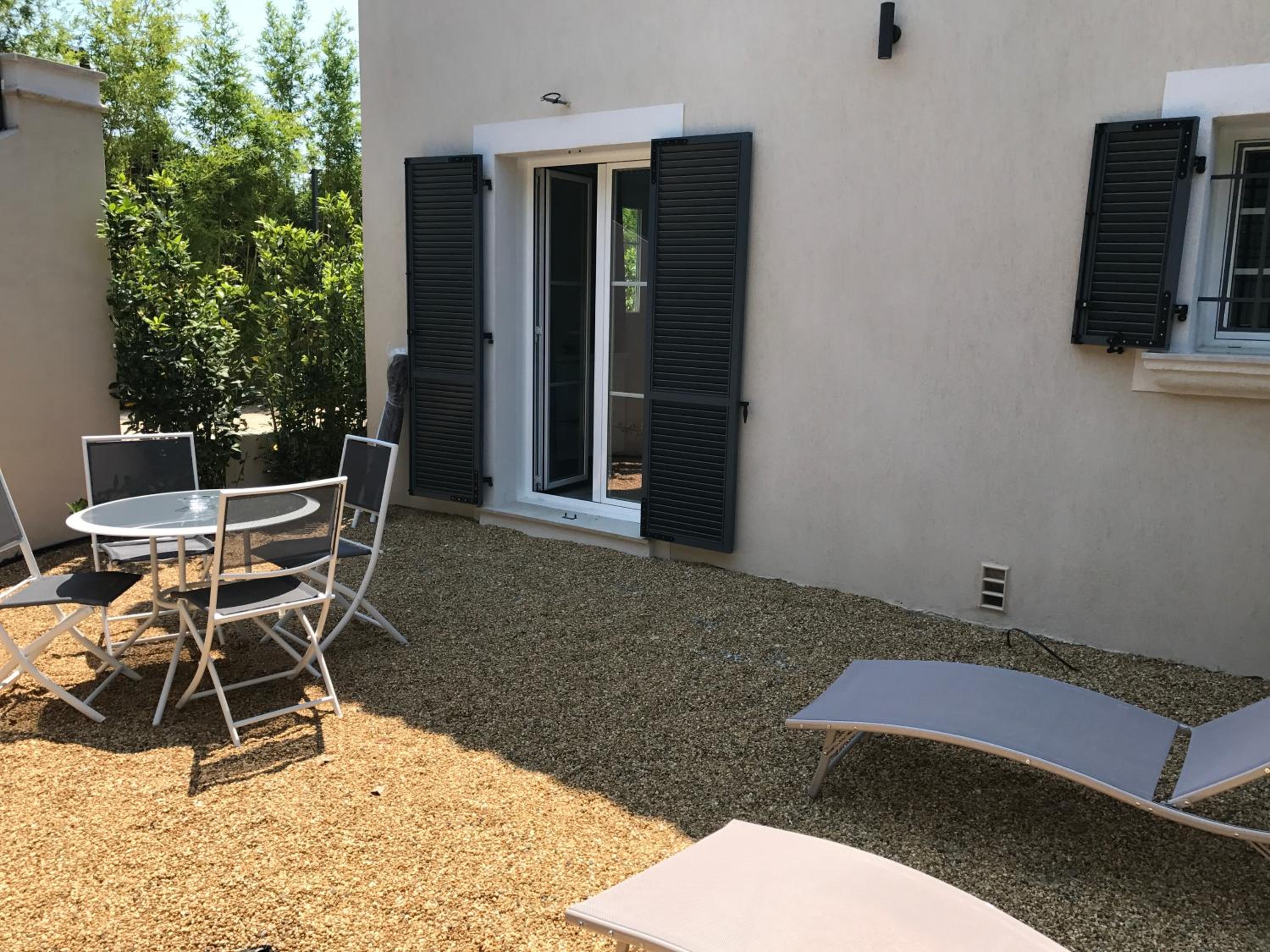 outdoor BBQ area