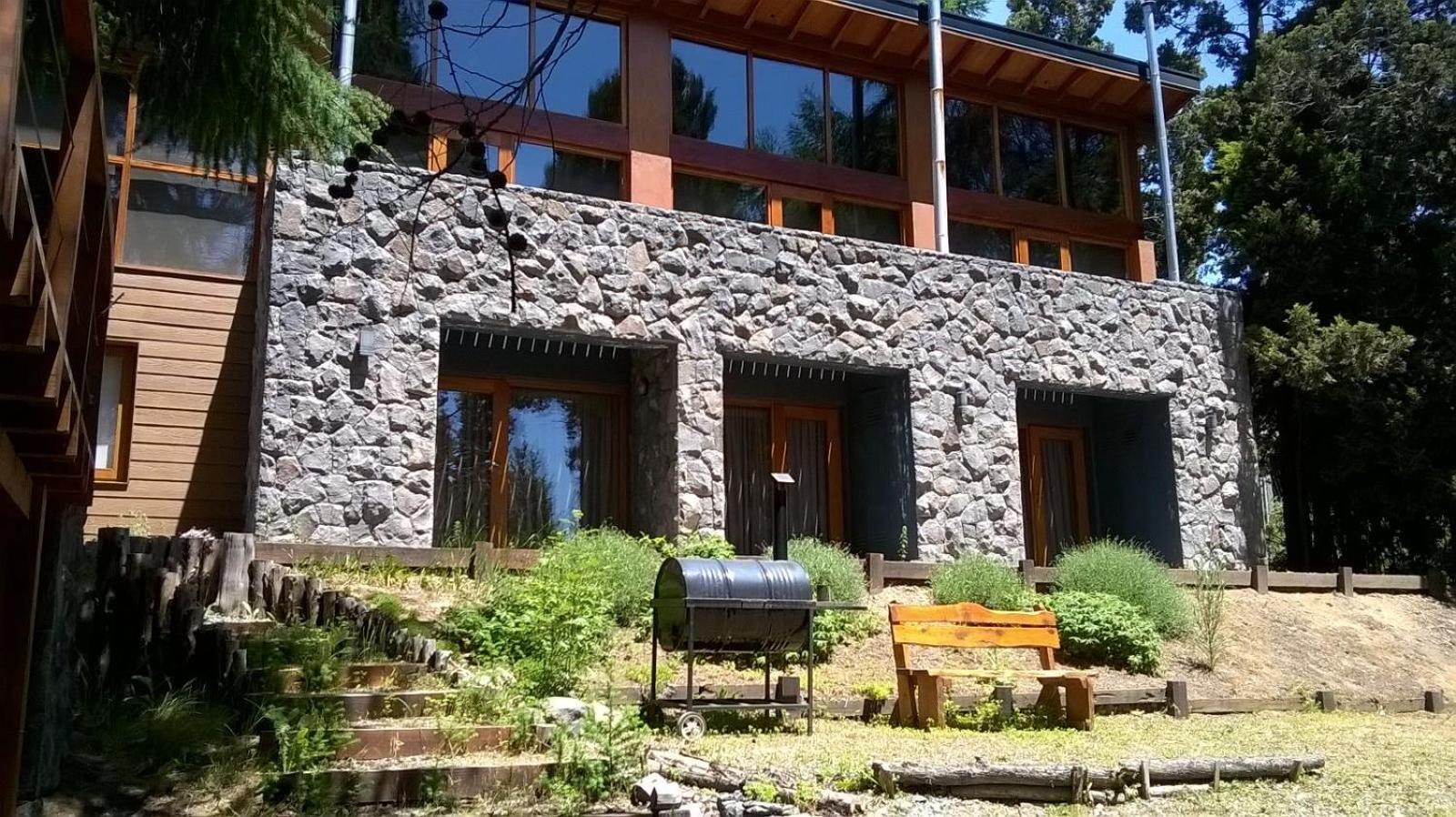 outdoor BBQ area