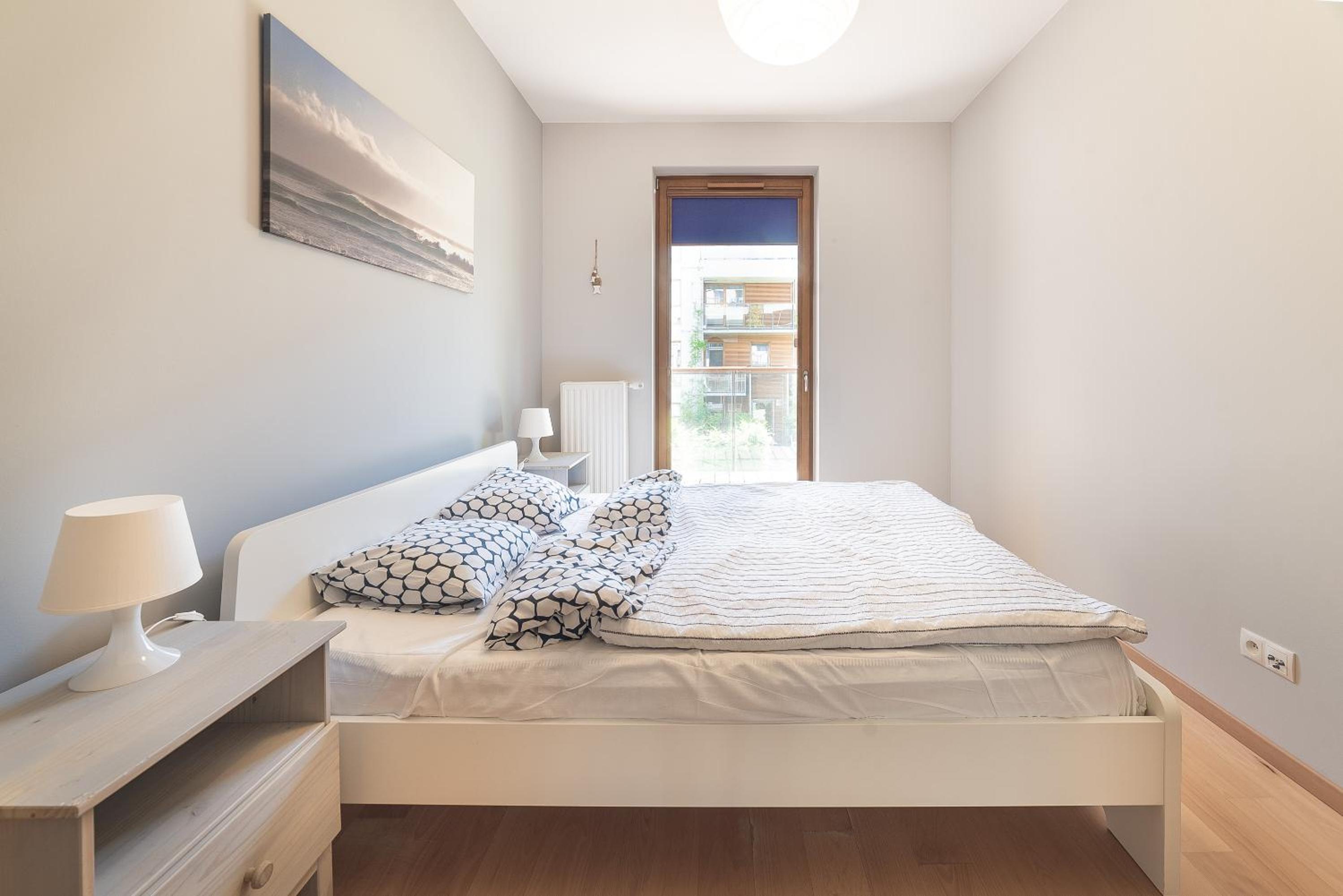 Apartament w Gdańsku Brzeźnie ,blisko plaży ,darmowe miejsce parkingowe ,taras view 5