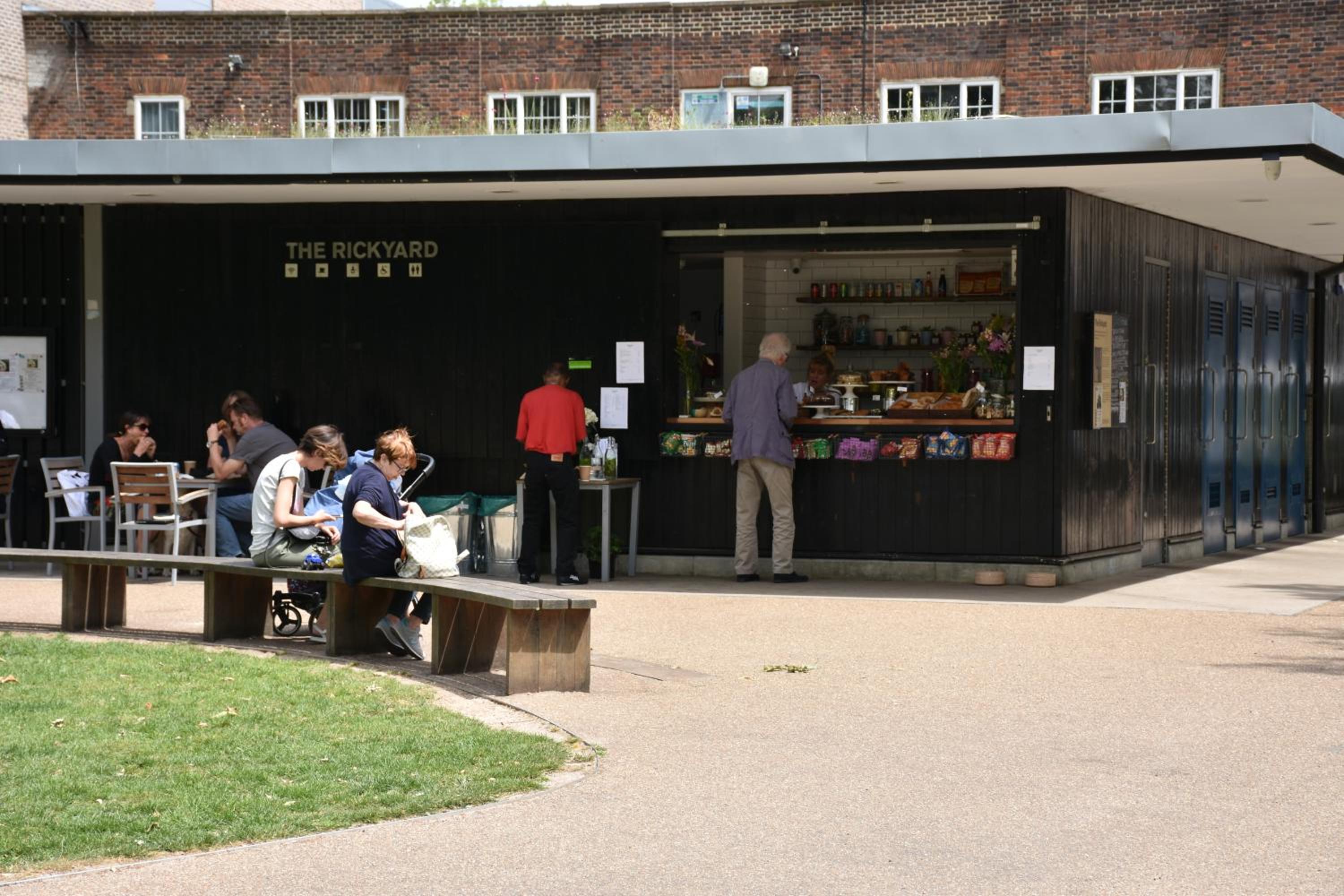 outdoor bbq area