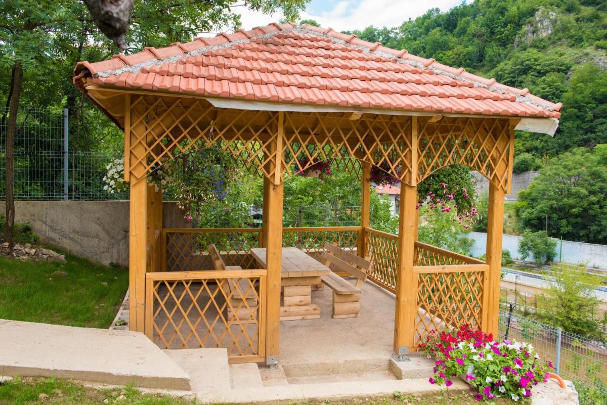 outdoor BBQ area