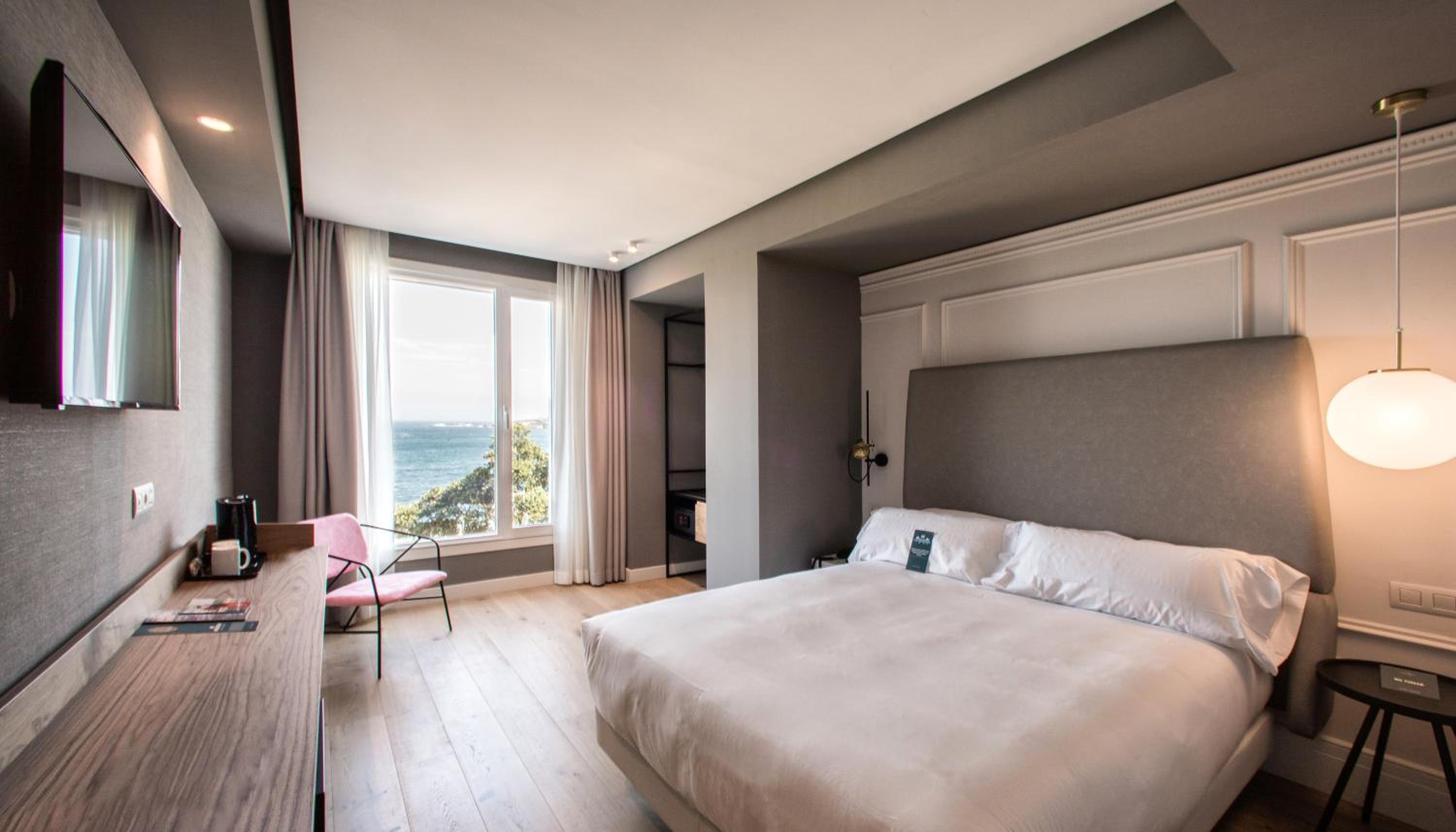 Hotel Riazor en A Coruña — bedroom