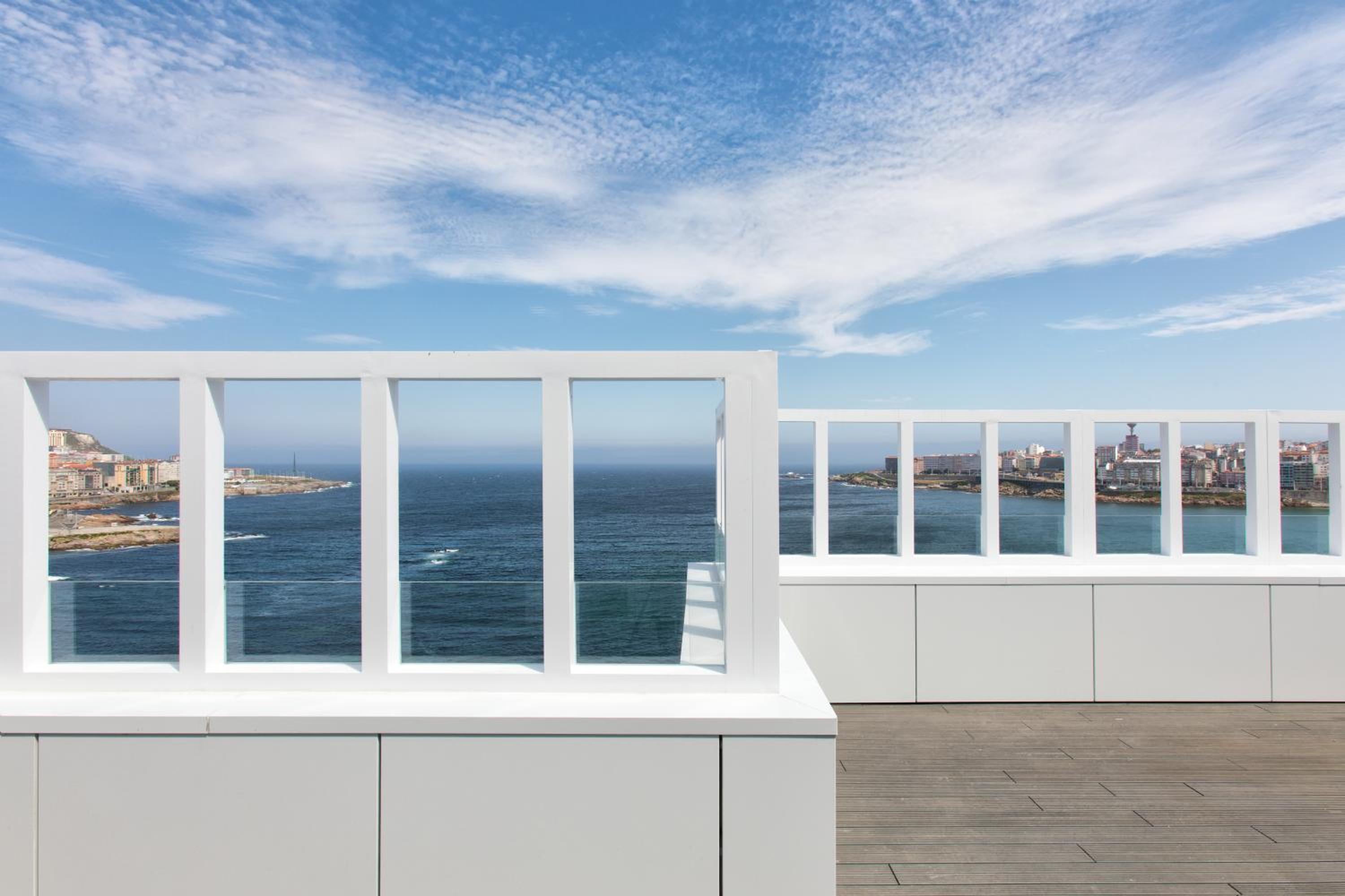 Hotel Riazor en A Coruña — balance & terrace